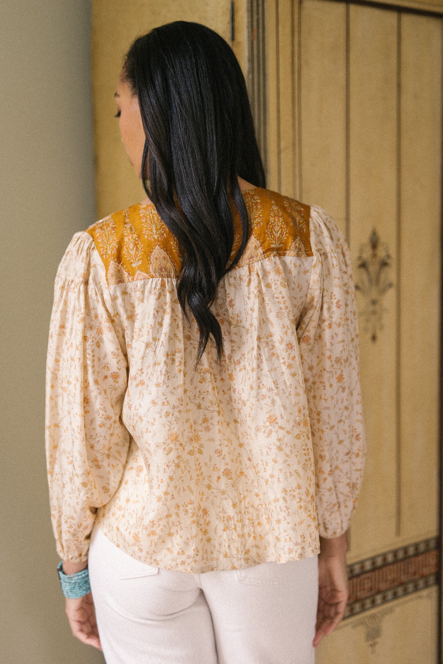 Lolita Embroidered Silk Blouse