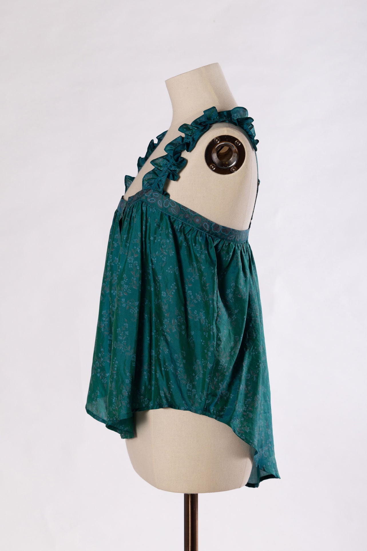 Lilly Silk Camisole - Petrol 004