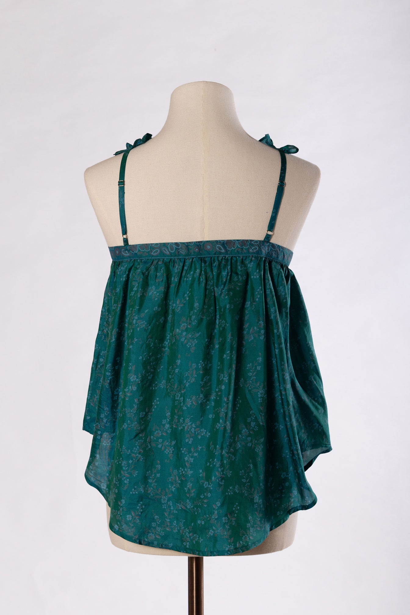 Lilly Silk Camisole - Petrol 004