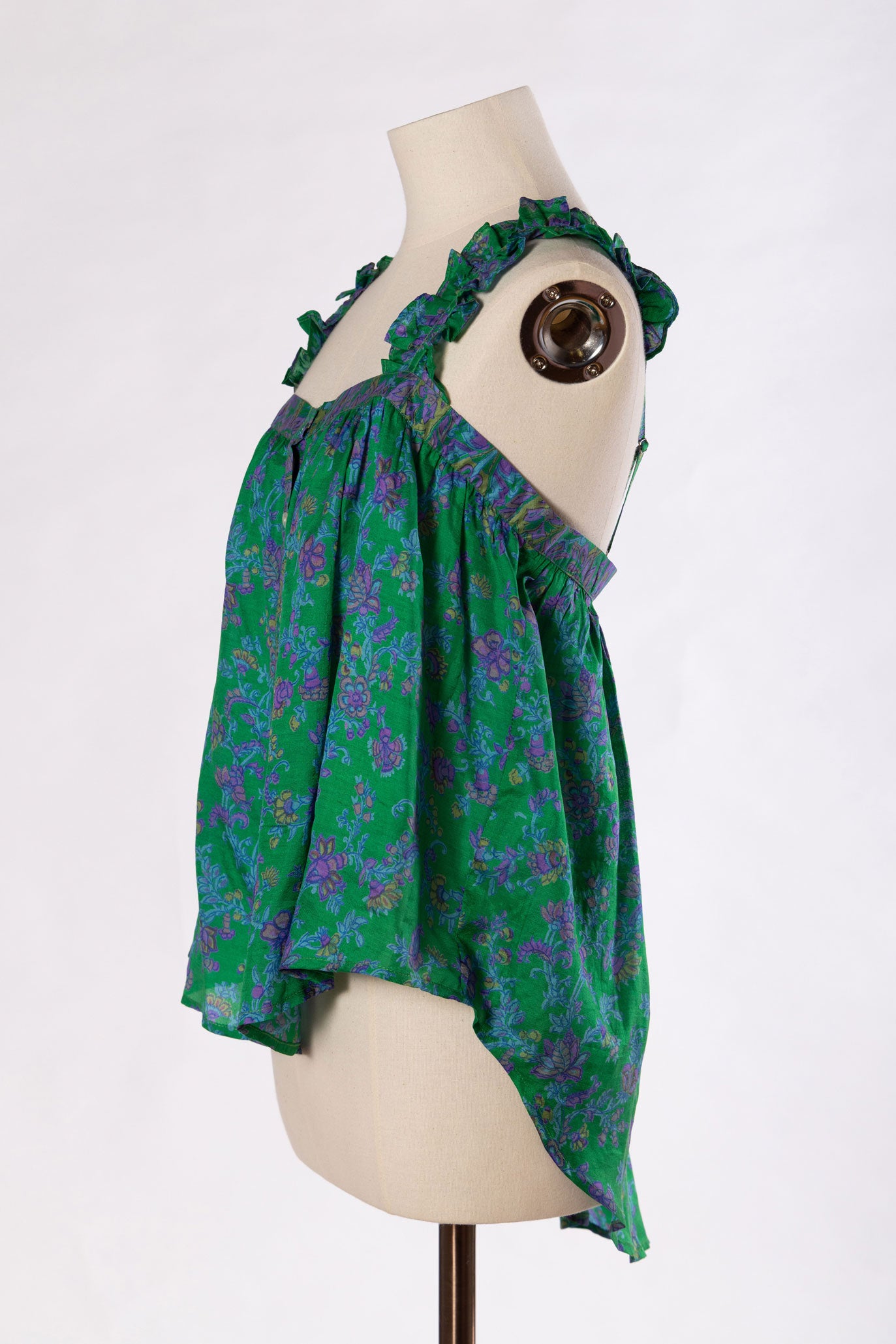 Lilly Silk Camisole - Emerald Green 007