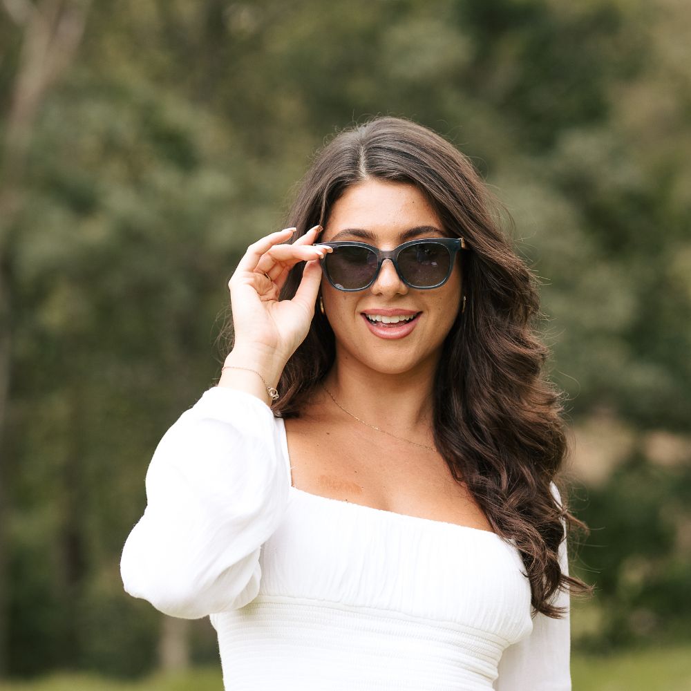 Lila Grace Midnight Blue Sunglasses