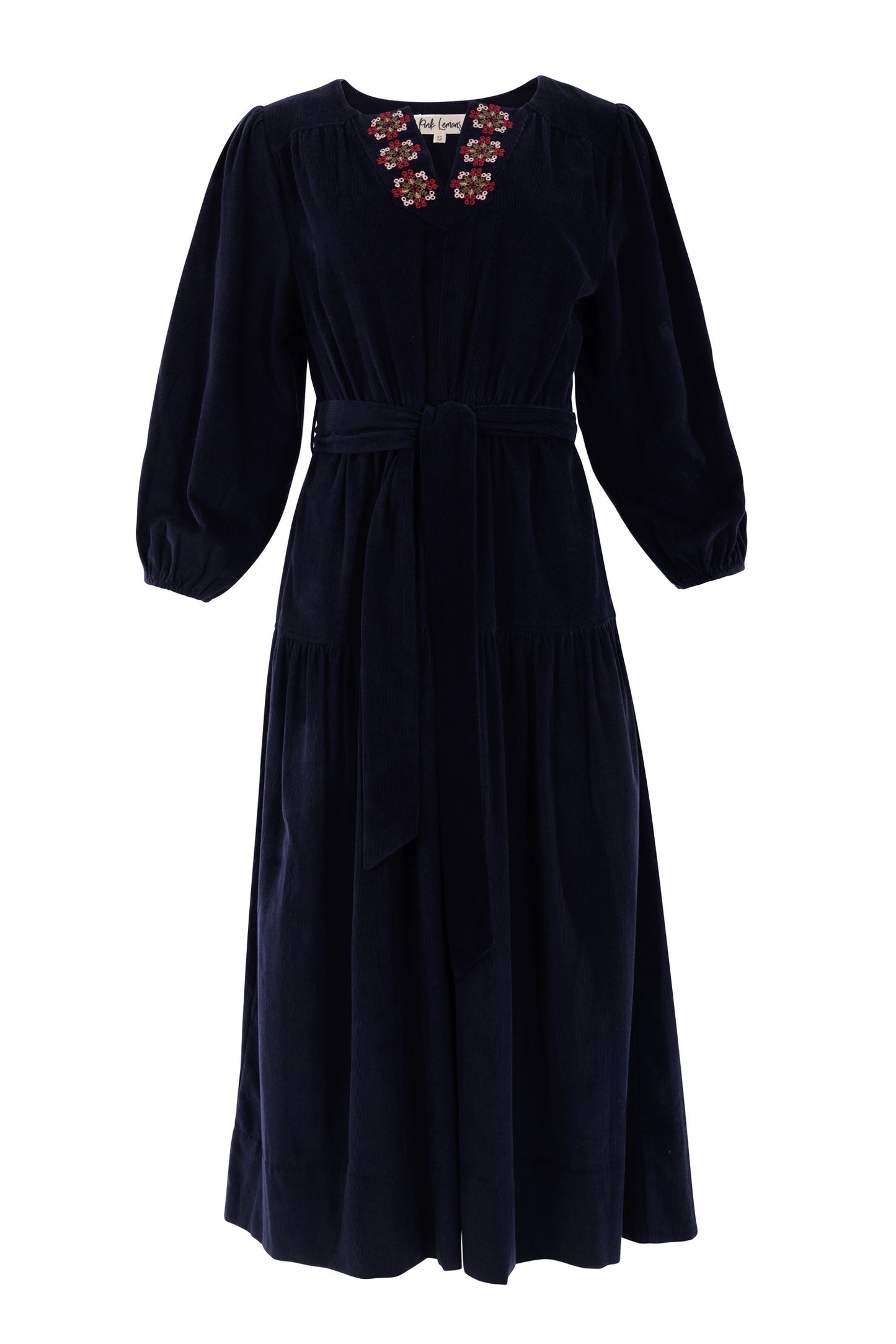 Miriam Corduroy Dress in Midnight