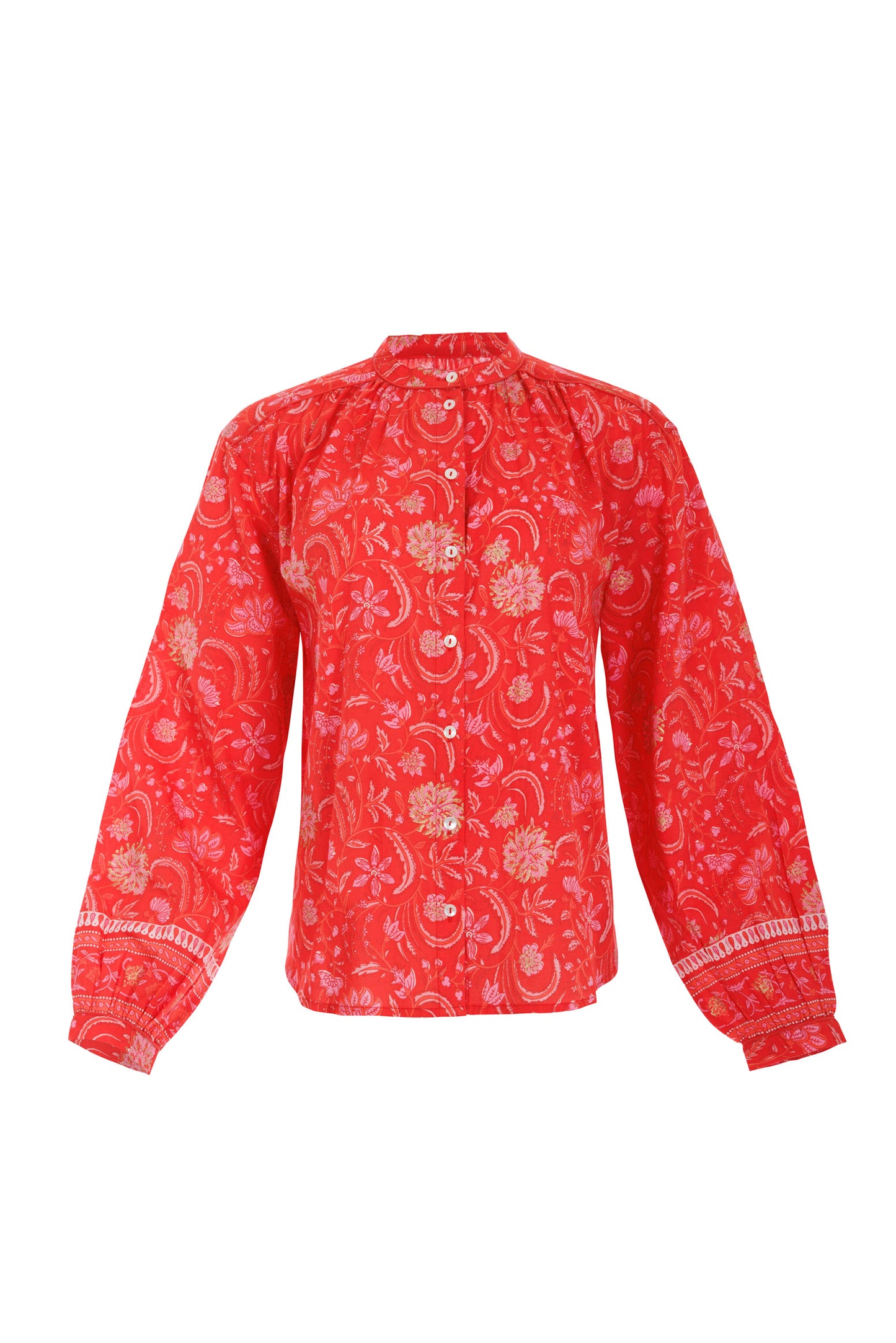 Delilah Blouse in Gypsy Red