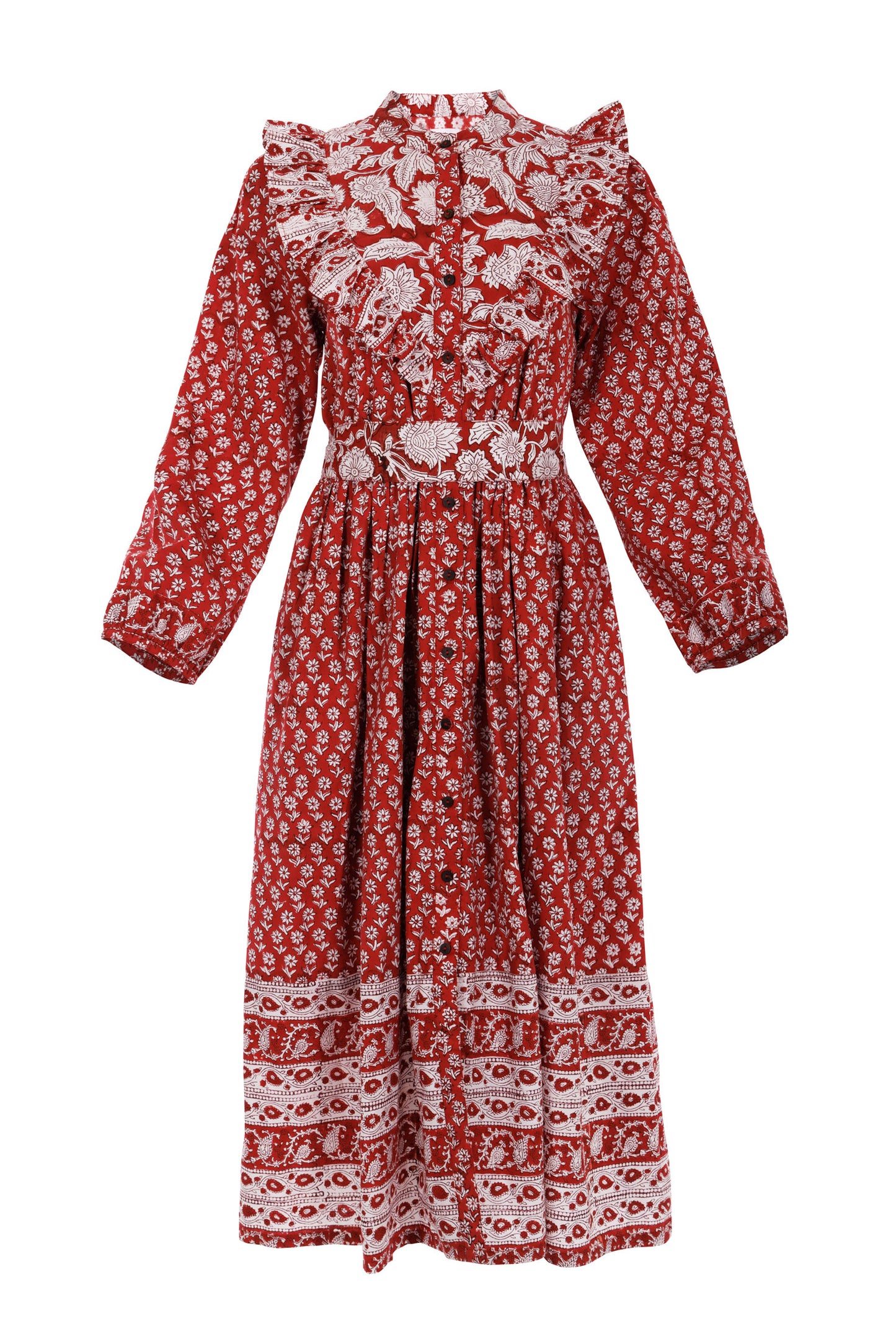 Maggie Dress in Tomato