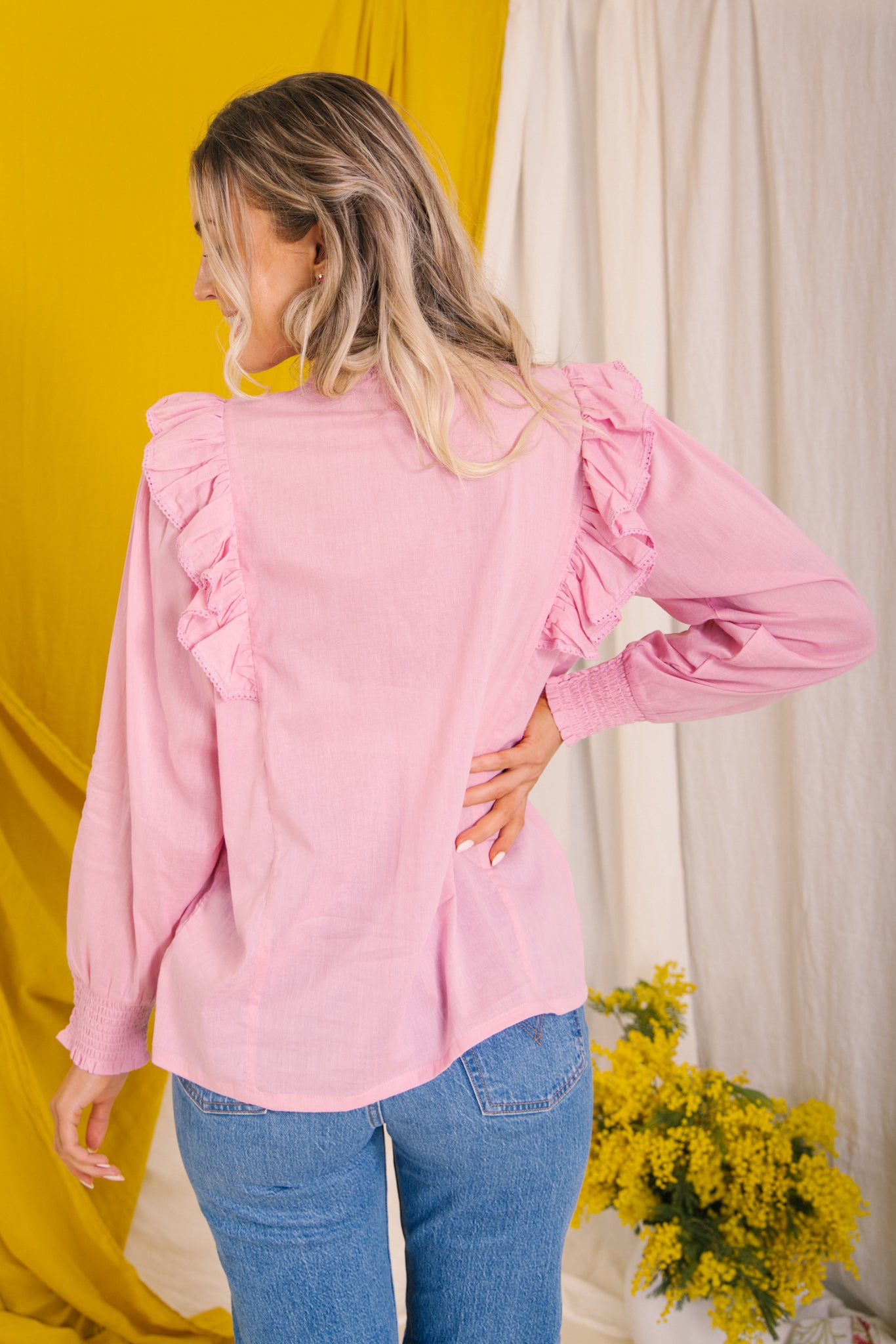 Tamsyn Blouse in Pink