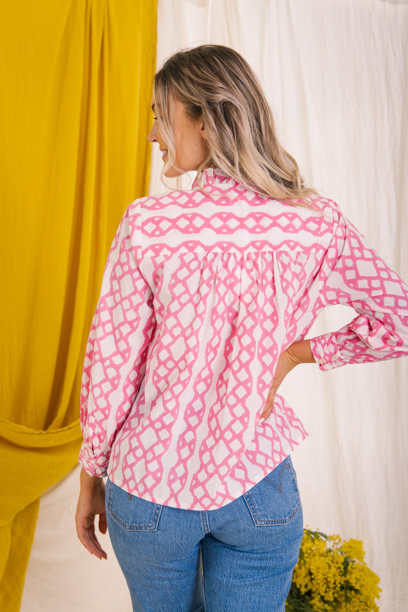 Adele Blouse - Rose