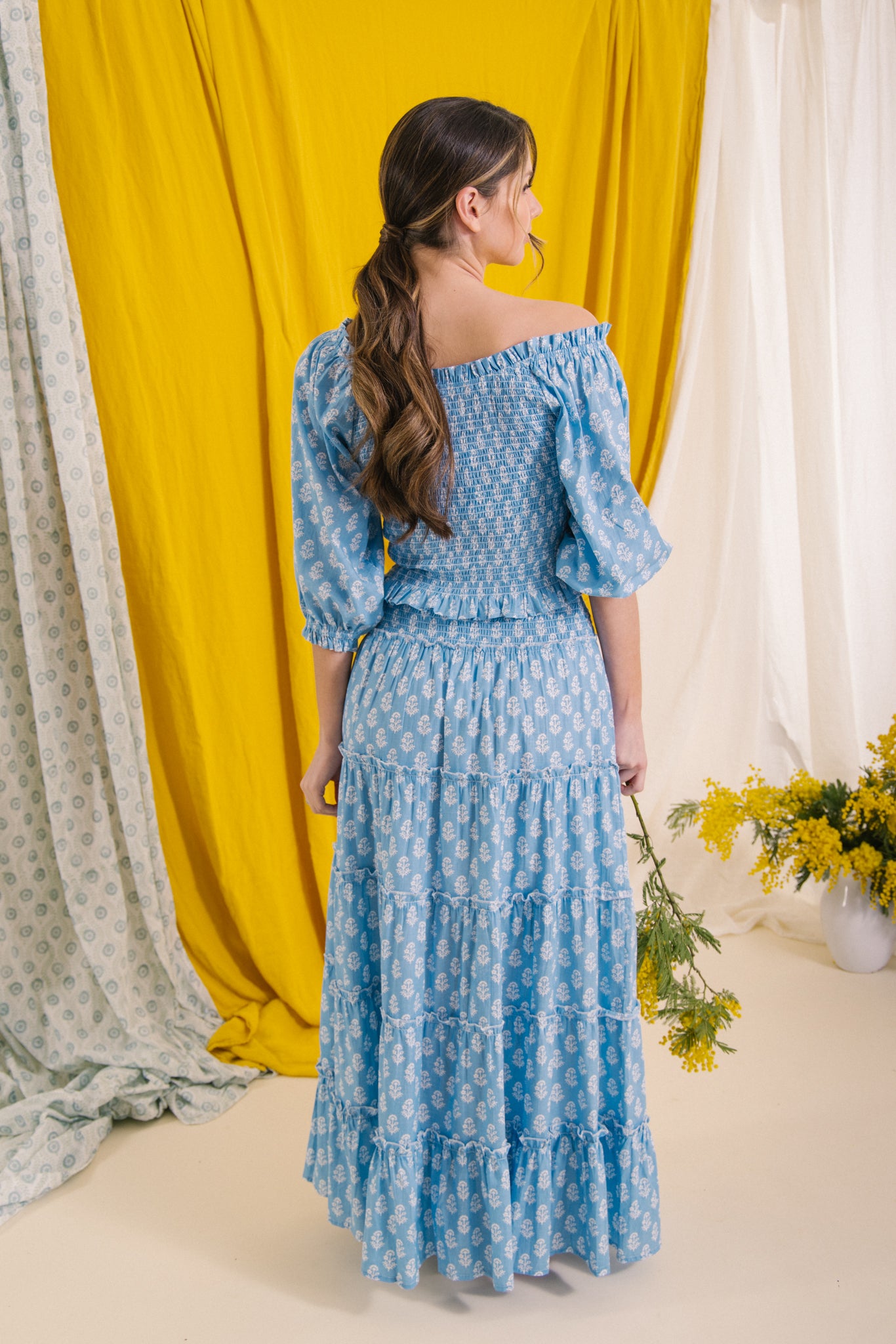 Mona Skirt - Vintage Blue