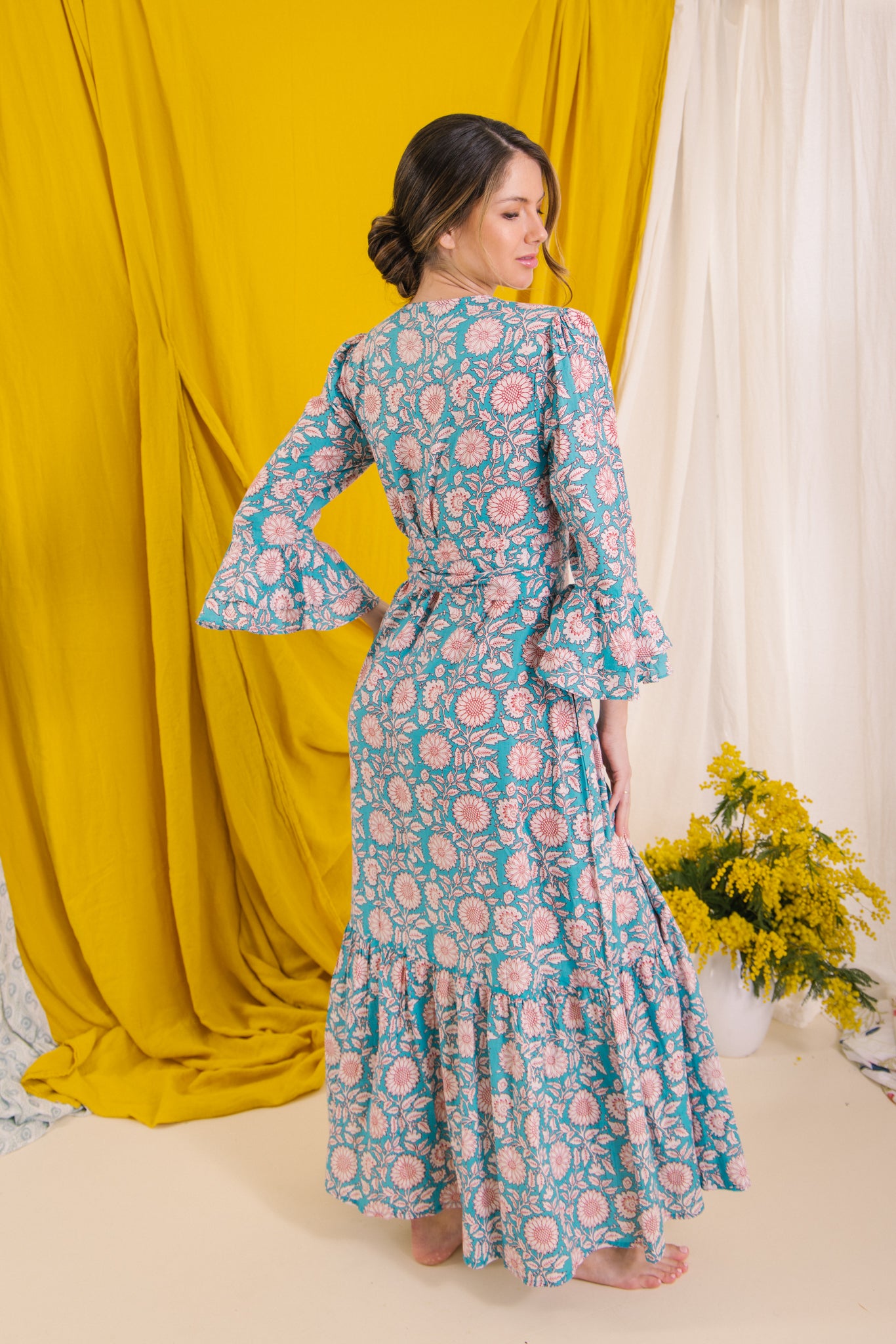 Frida Dress - Turquoise
