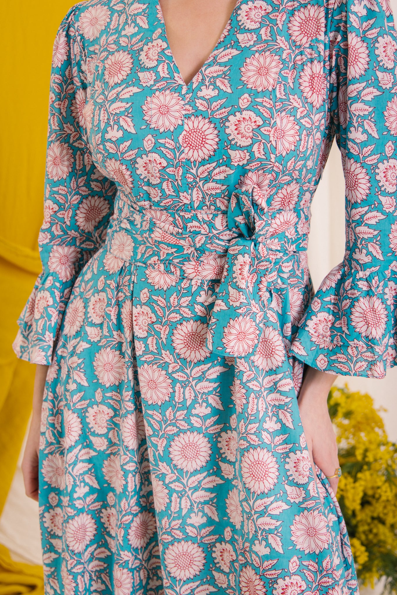 Frida Dress - Turquoise