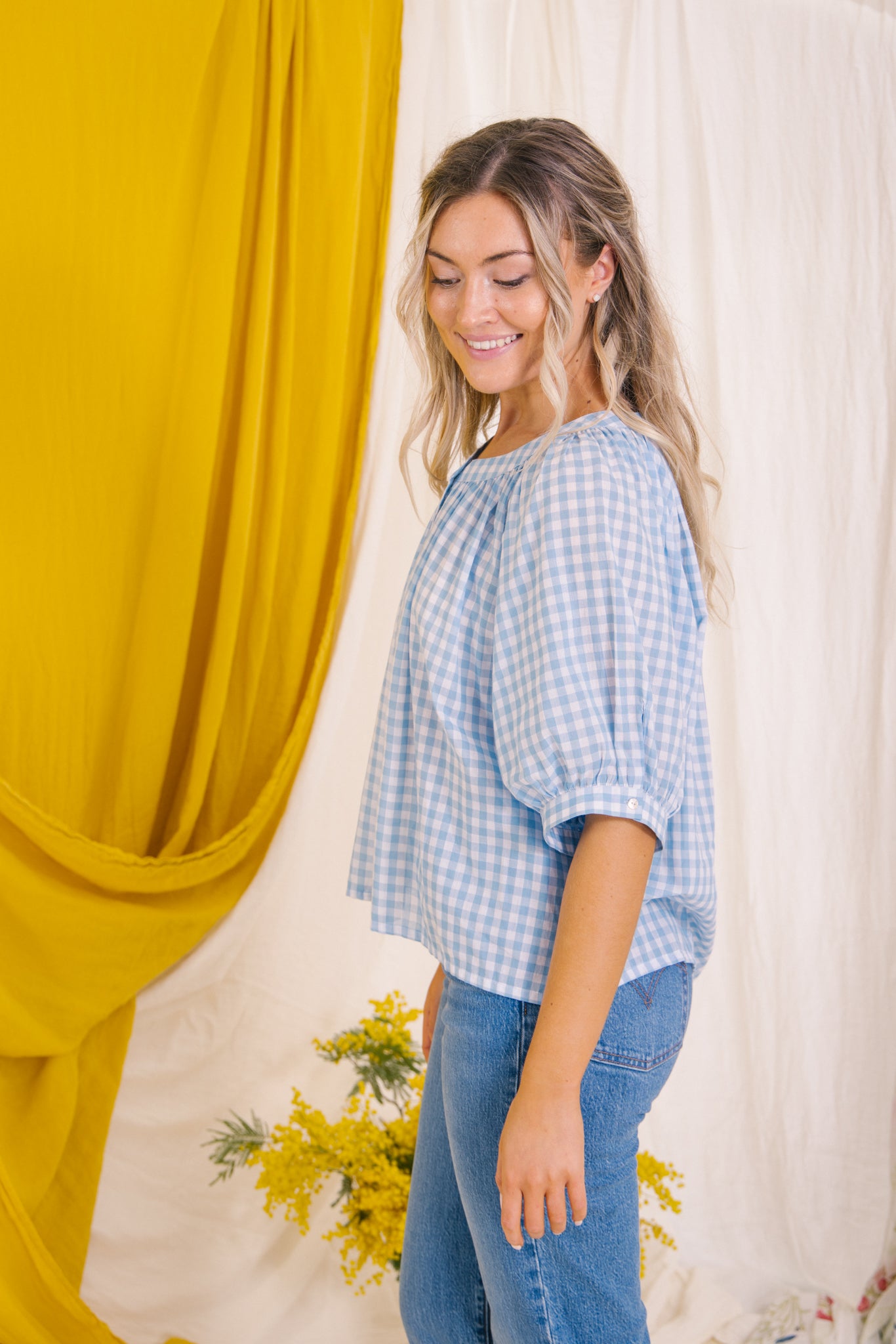 Clementine Gingham Blouse