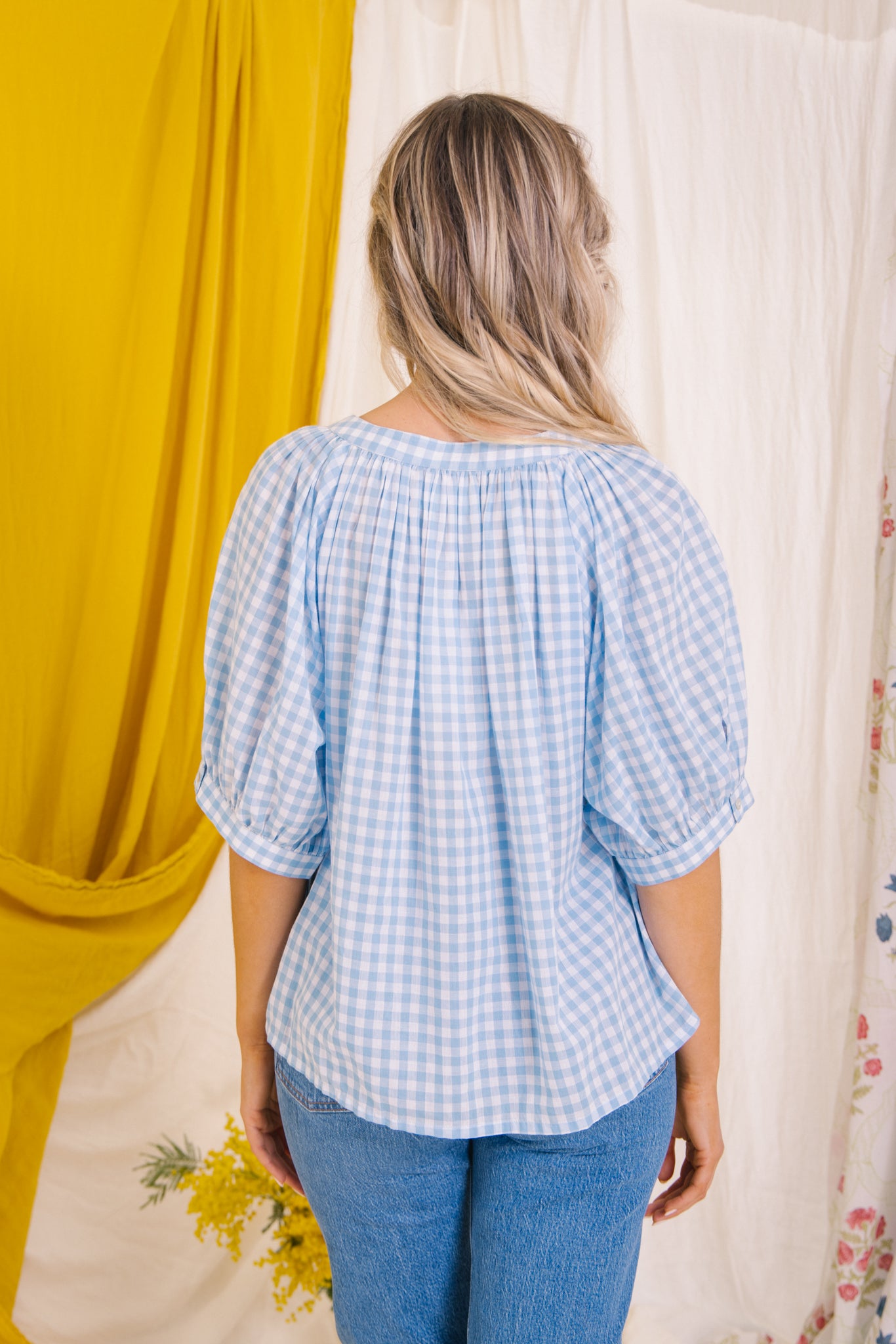 Clementine Gingham Blouse