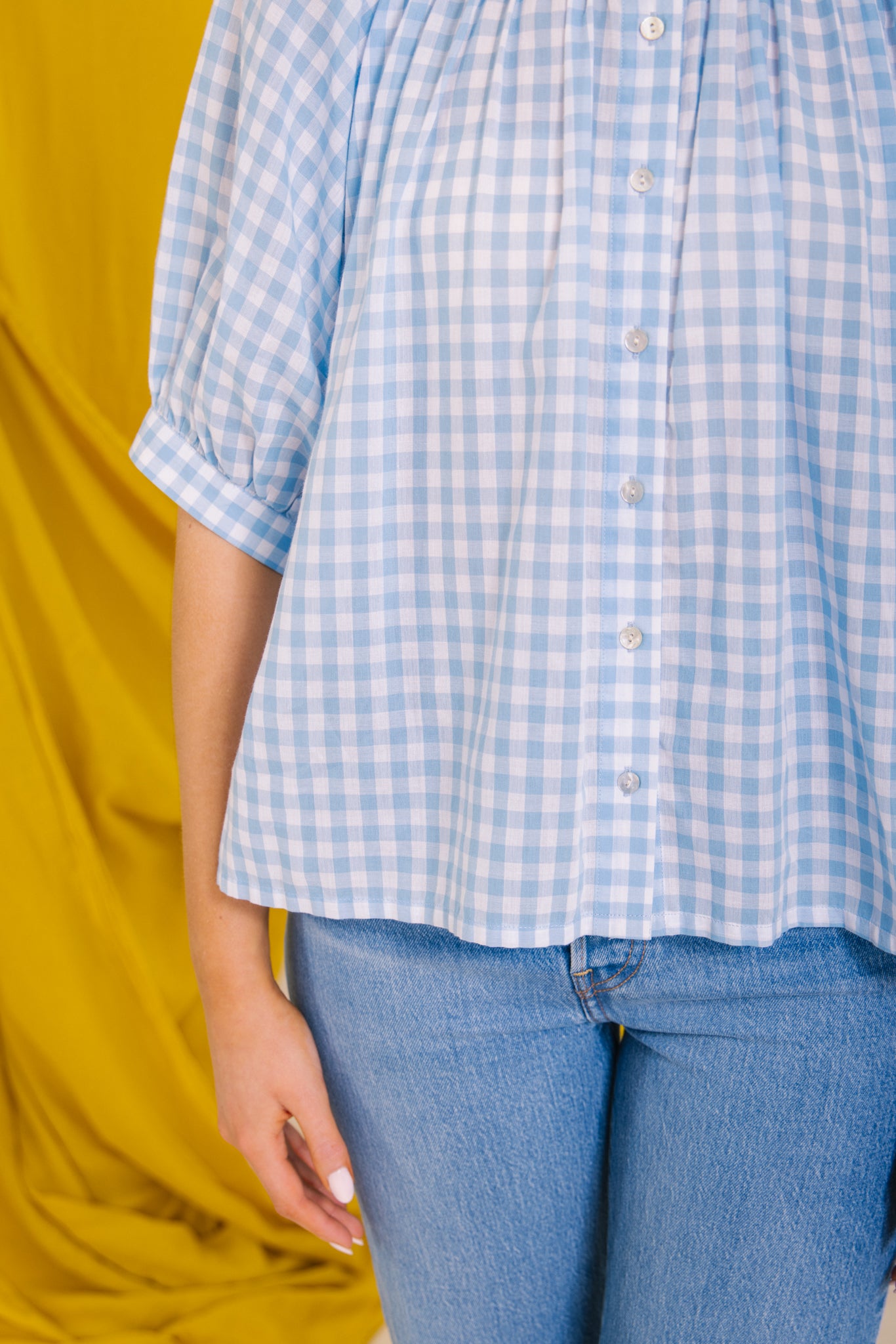 Clementine Gingham Blouse