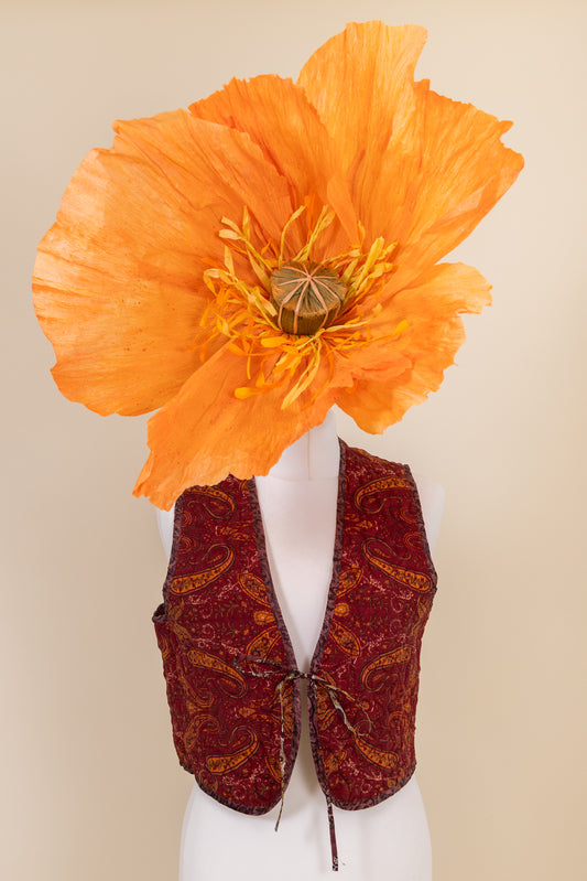 Melissa Cotton & Silk Reversible Waistcoat - 054