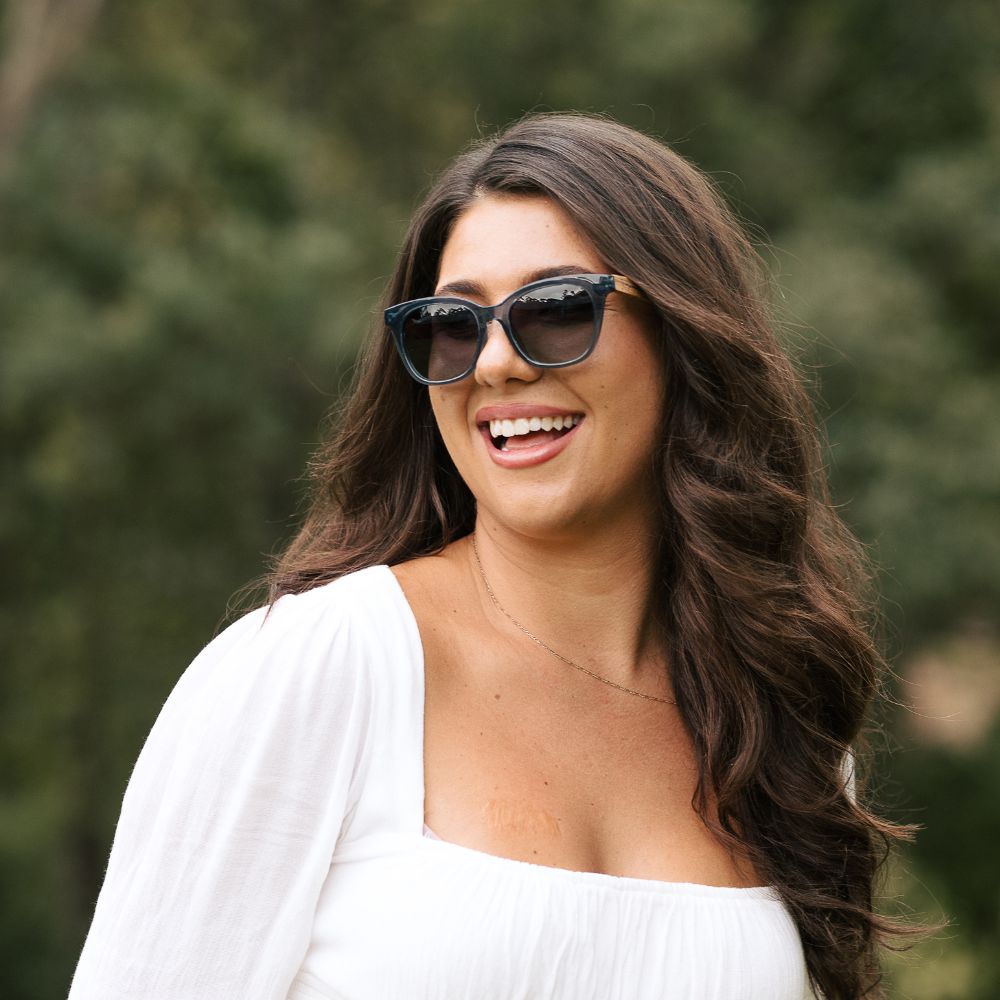 Lila Grace Midnight Blue Sunglasses