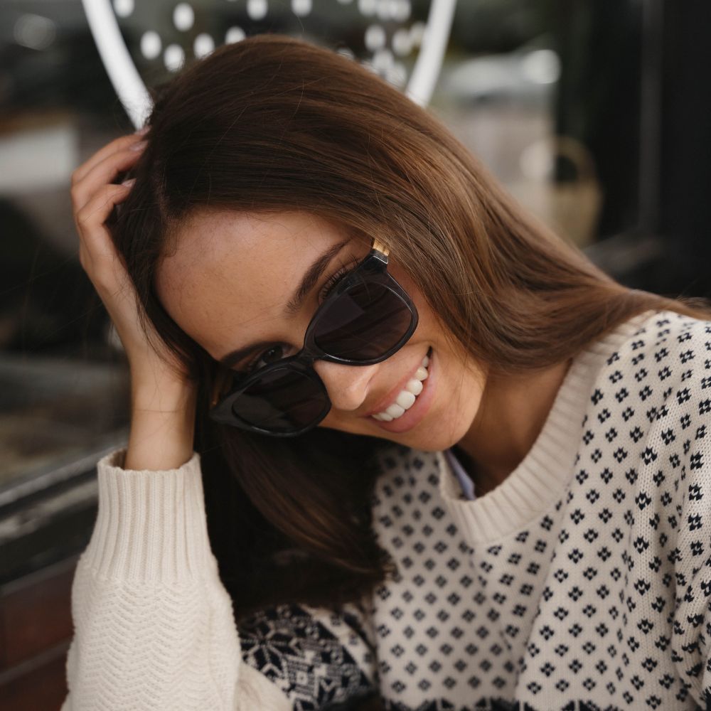 Lila Grace Midnight Blue Sunglasses