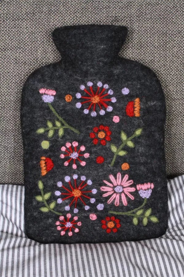 Hand Felted Lugano Hot Water Bottle