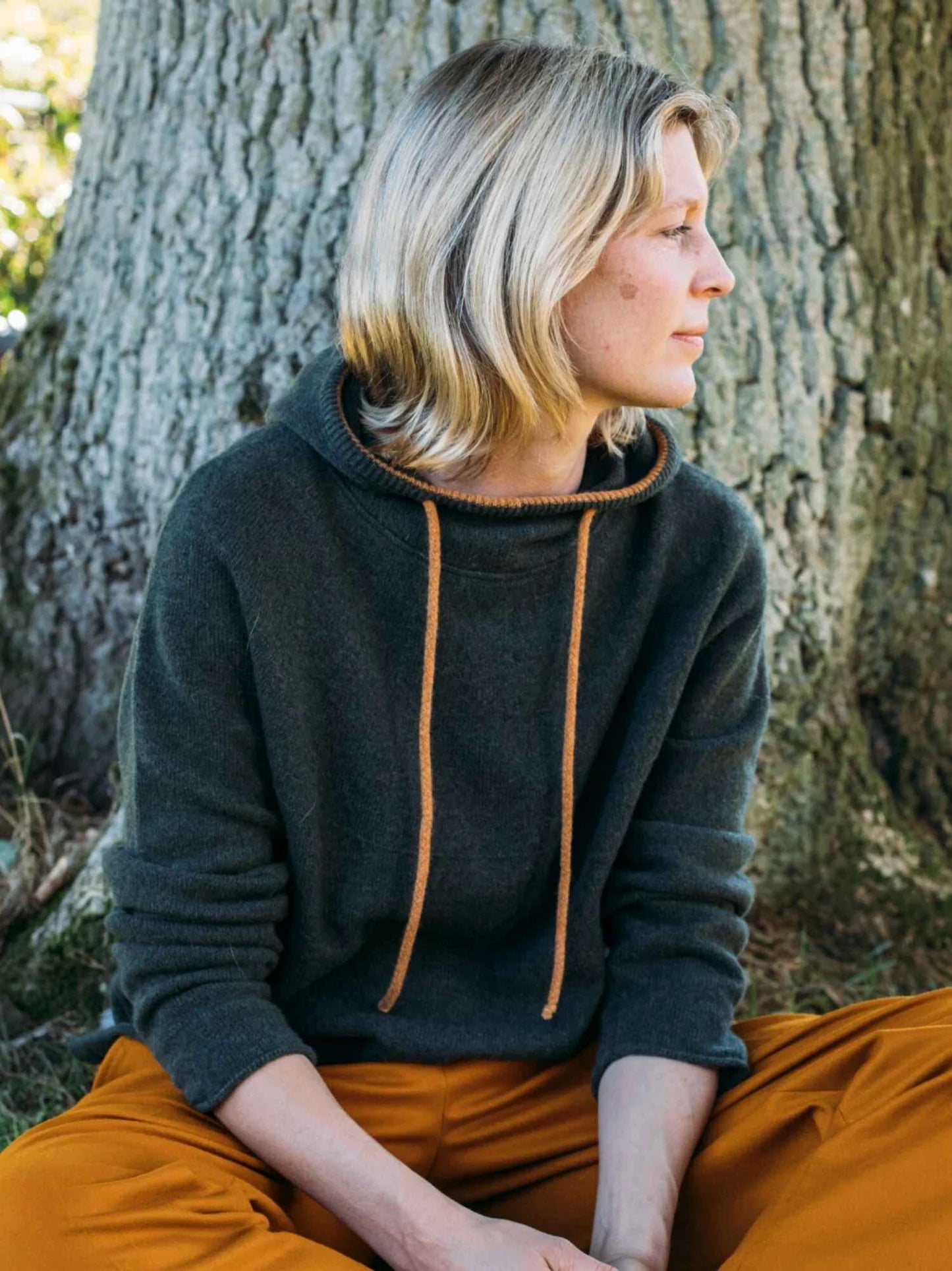 Corry Hoody Sweater - Seaweed