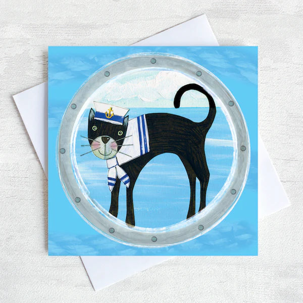 The Ships Cat Greeting Card