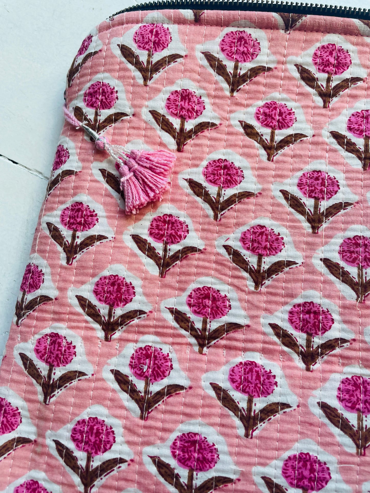 Laptop/iPad Case - Pink Thistle