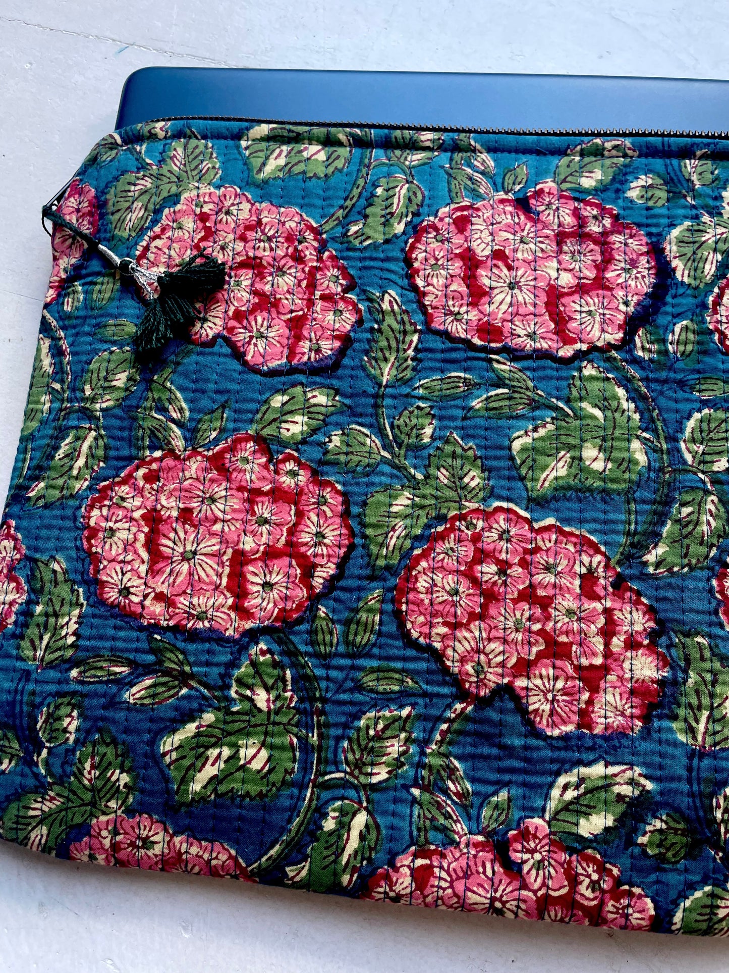 Laptop/iPad Case - Teal Floral