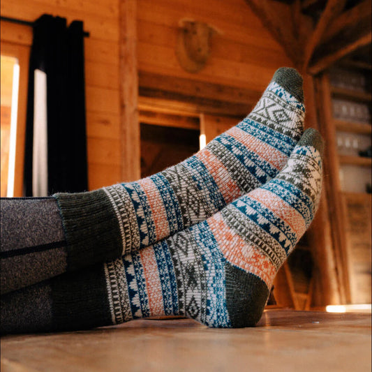 Arne Wool Socks - Green