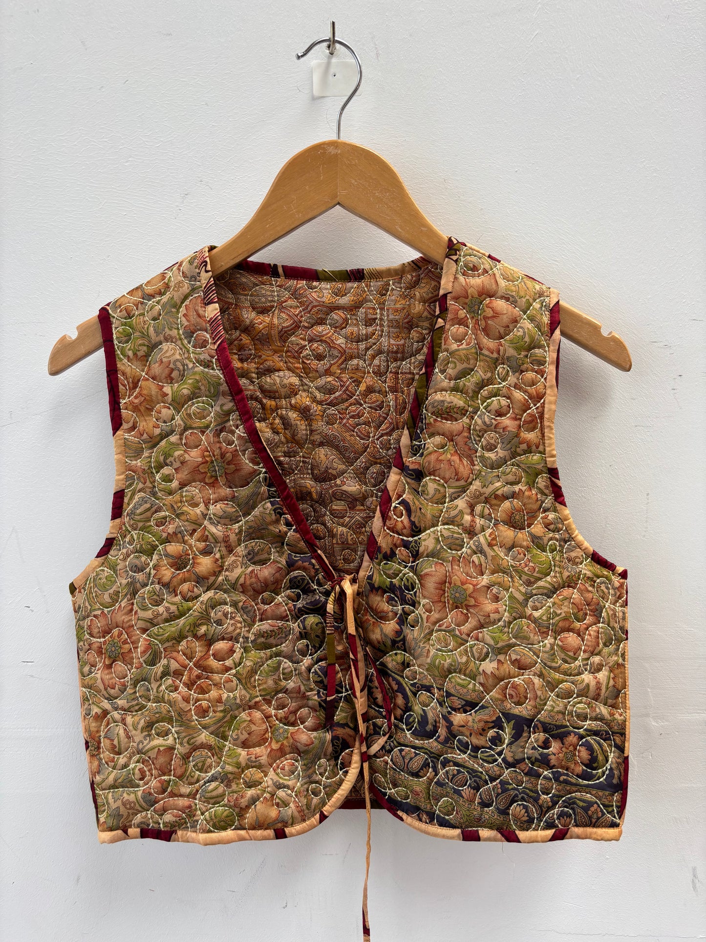 Melissa Silk Reversible Waistcoat M - 092