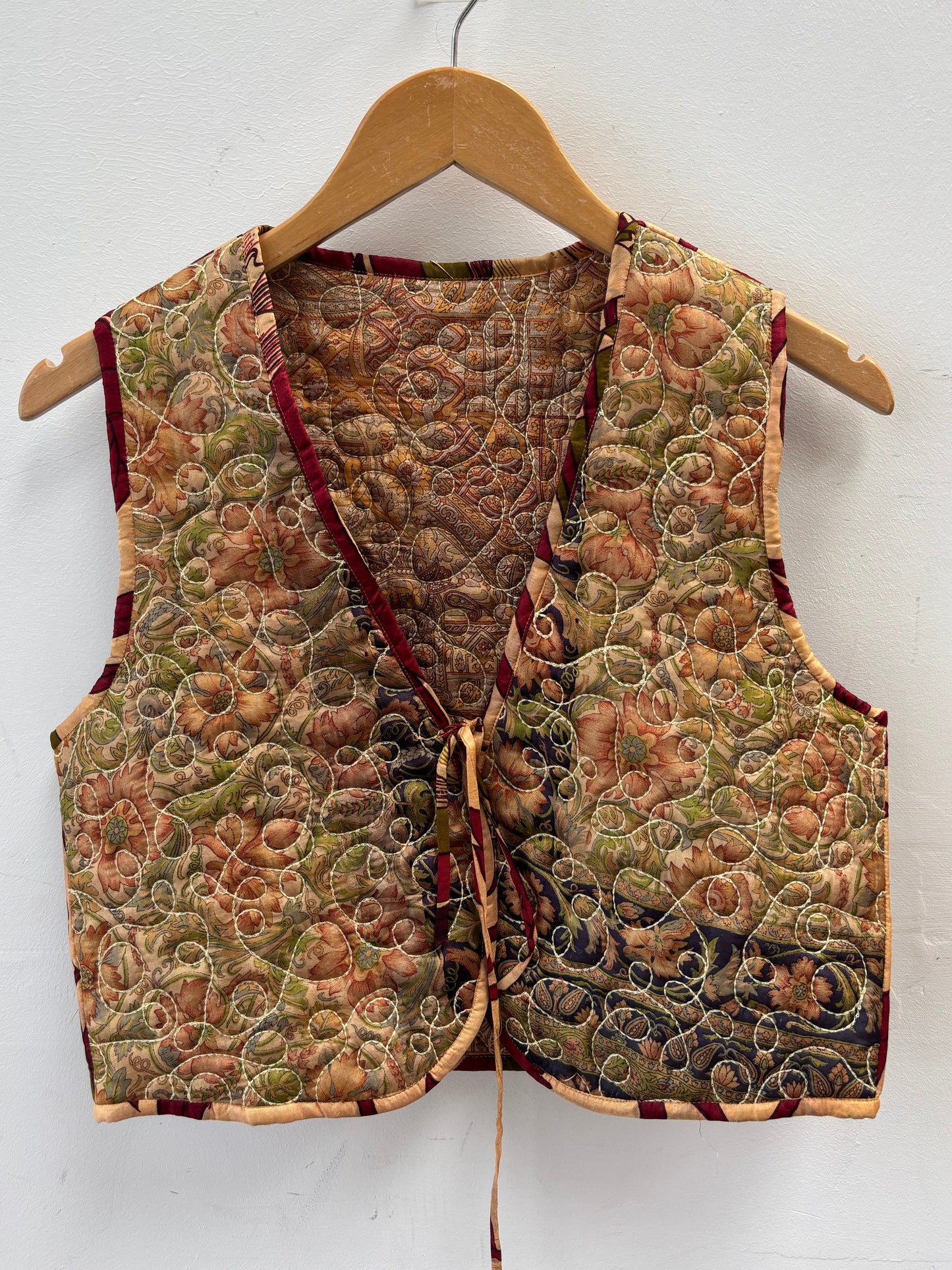 Melissa Silk Reversible Waistcoat M - 092