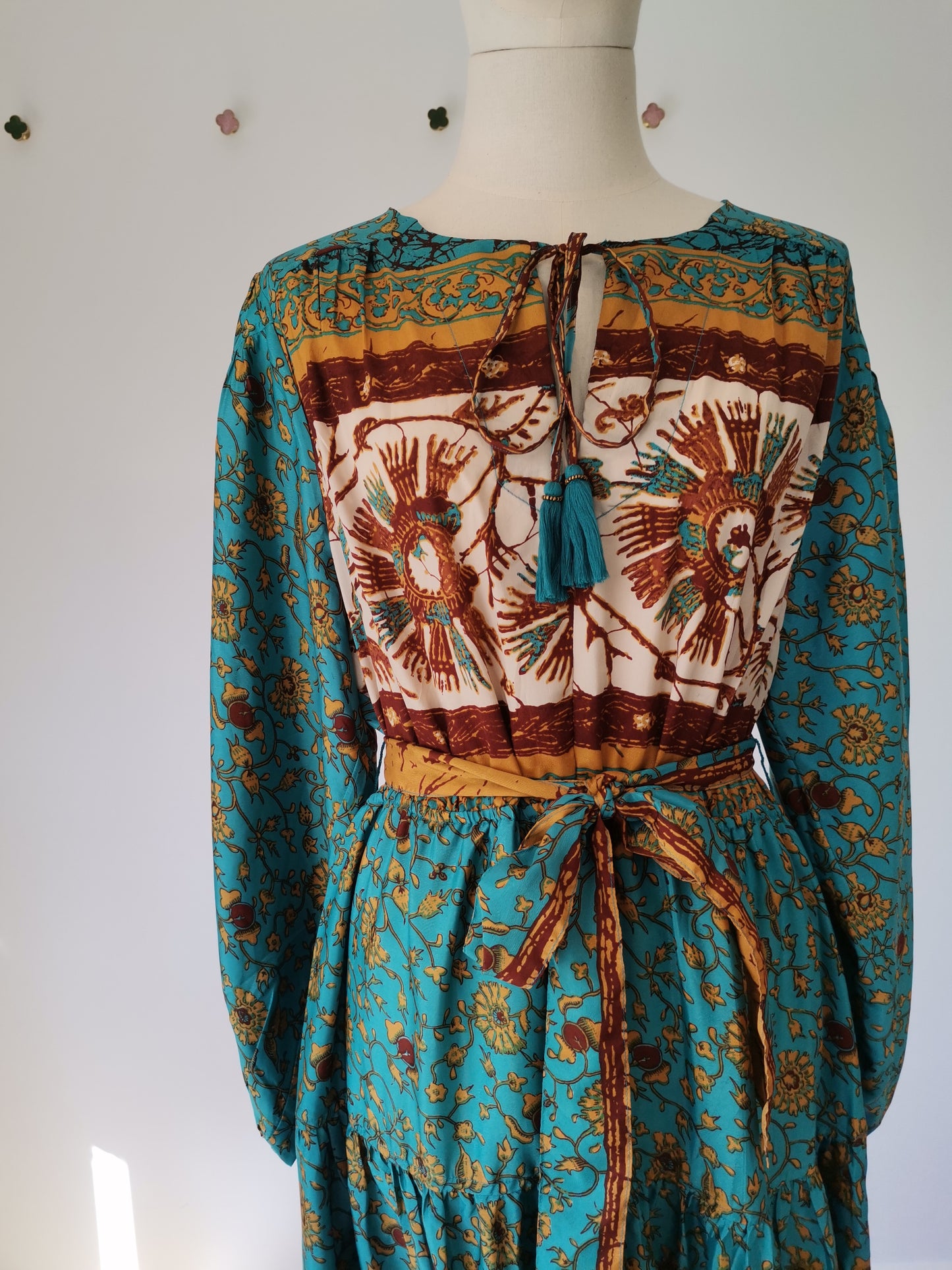 Lola Silk Dress L - 003