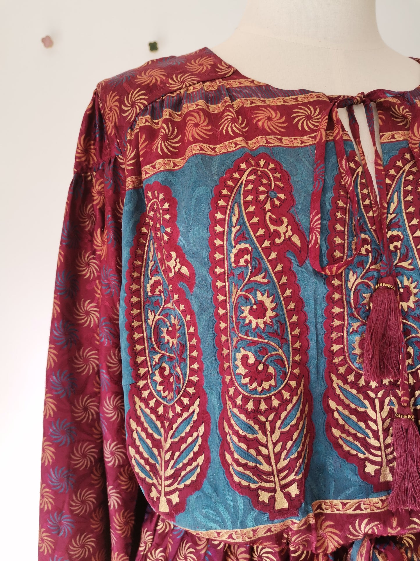 Lola Silk Dress L - 002
