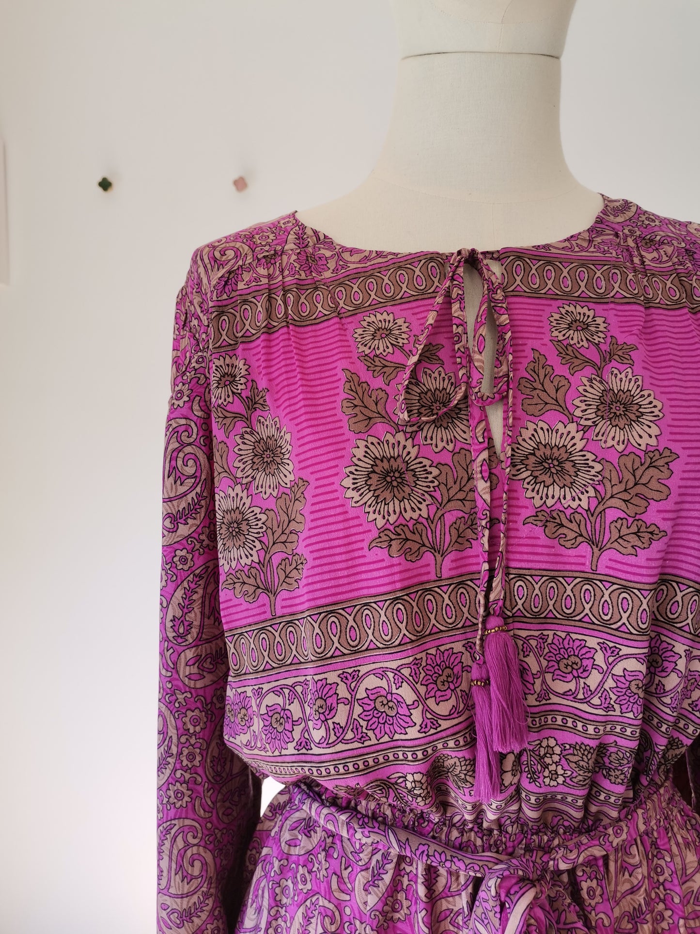 Lola Silk Dress M - 005
