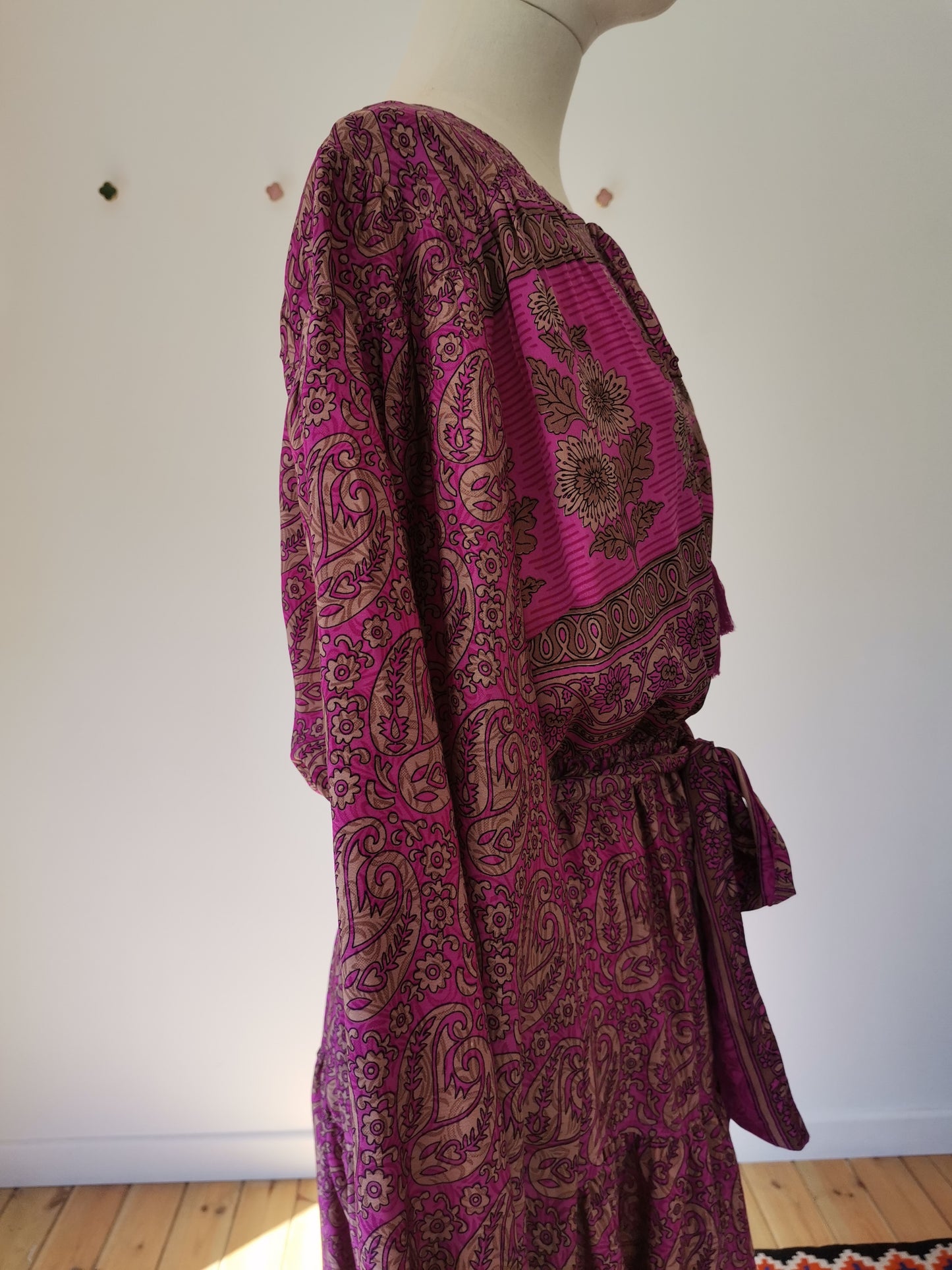 Lola Silk Dress M - 005