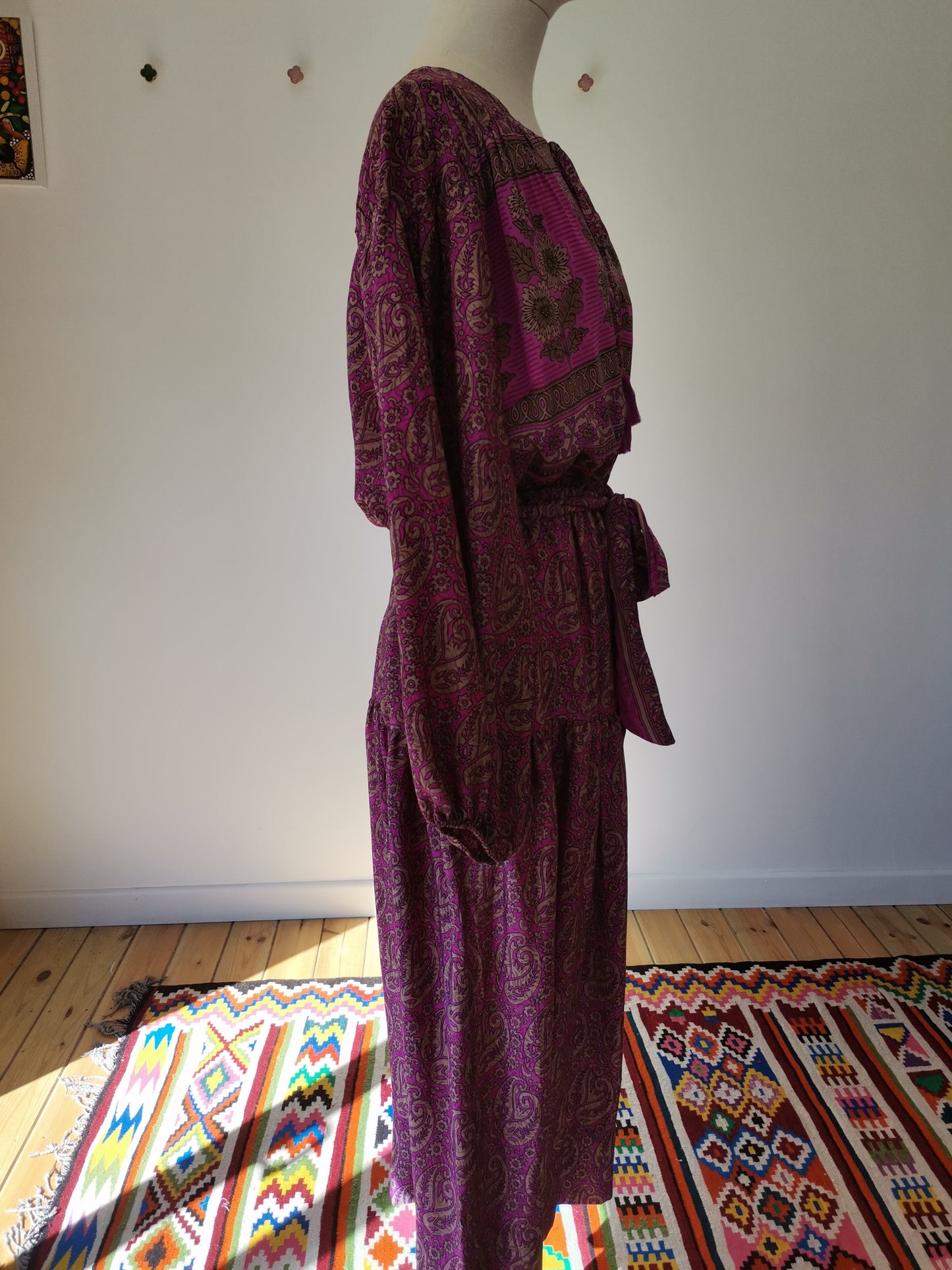 Lola Silk Dress M - 005