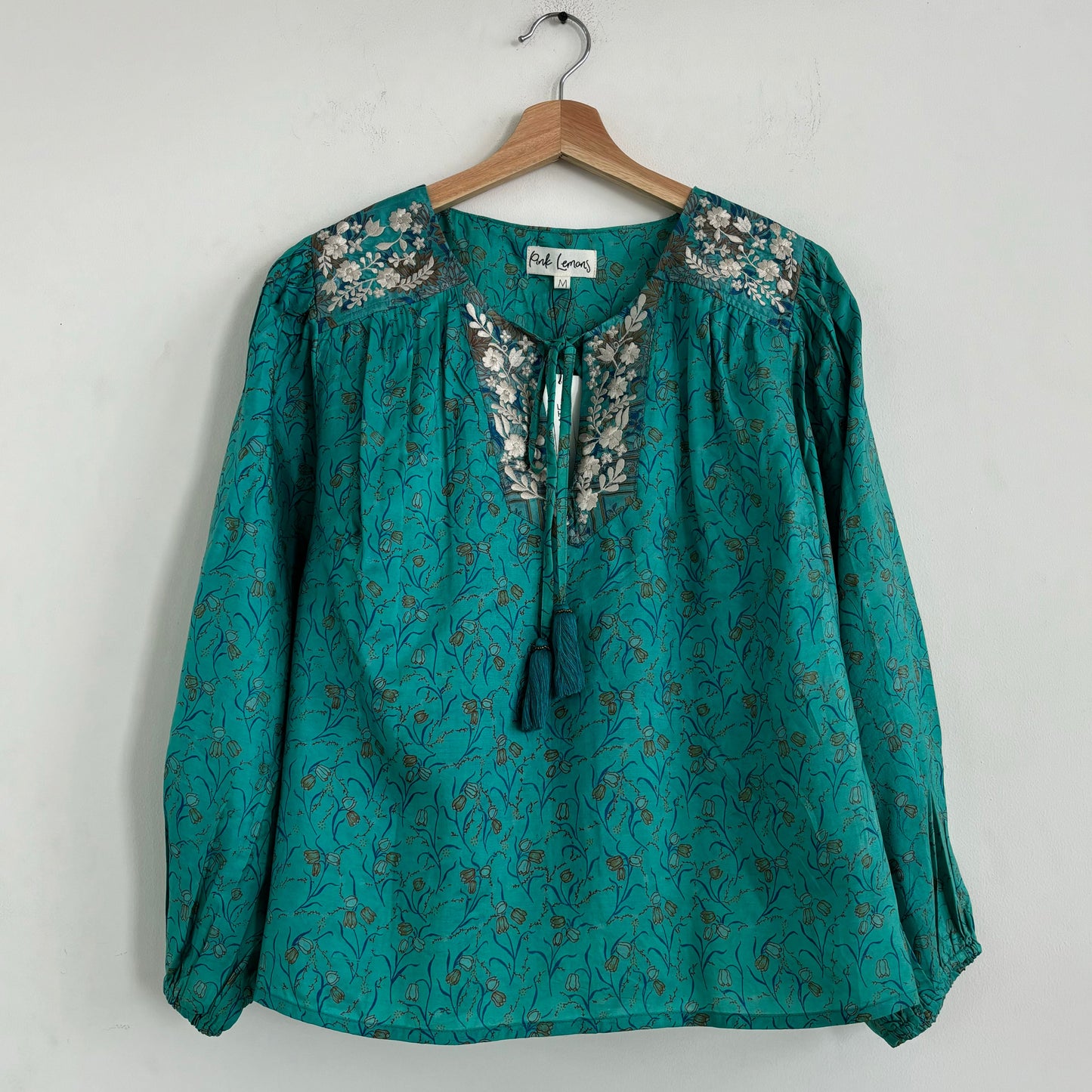 Lolita Embroidered Silk Blouse 162