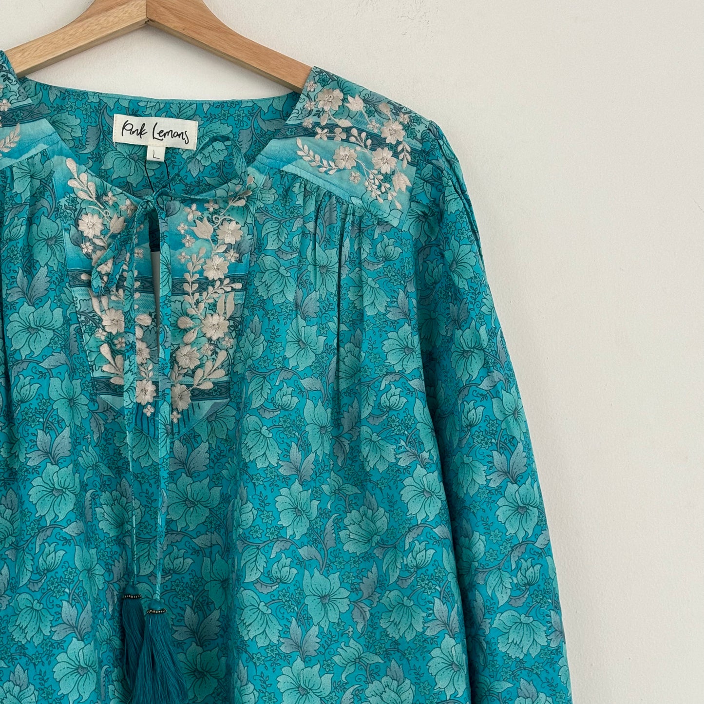 Lolita Embroidered Silk Blouse 124 - L
