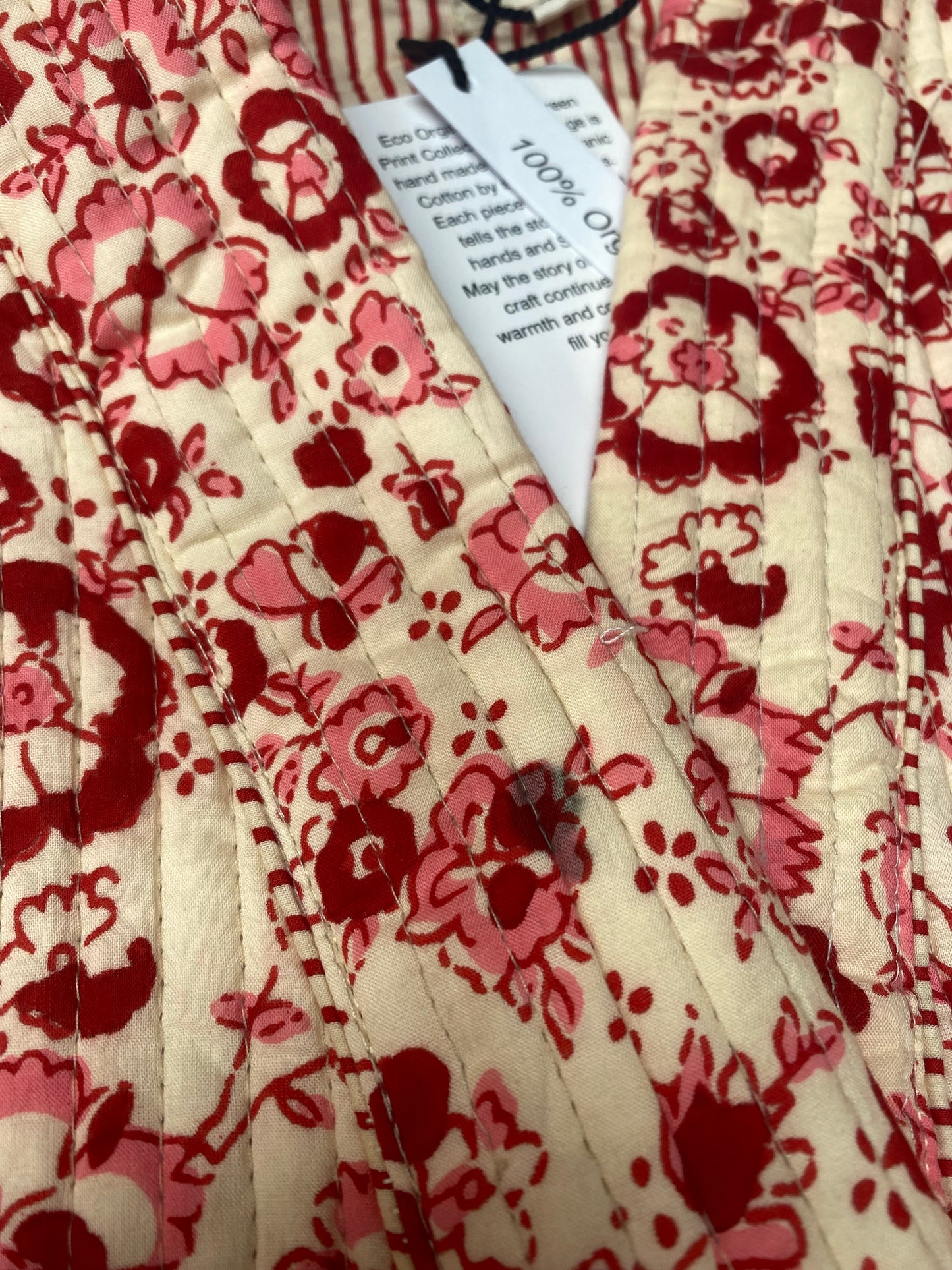 Quilted Dressing Gown - Cherry Blossom (Second)