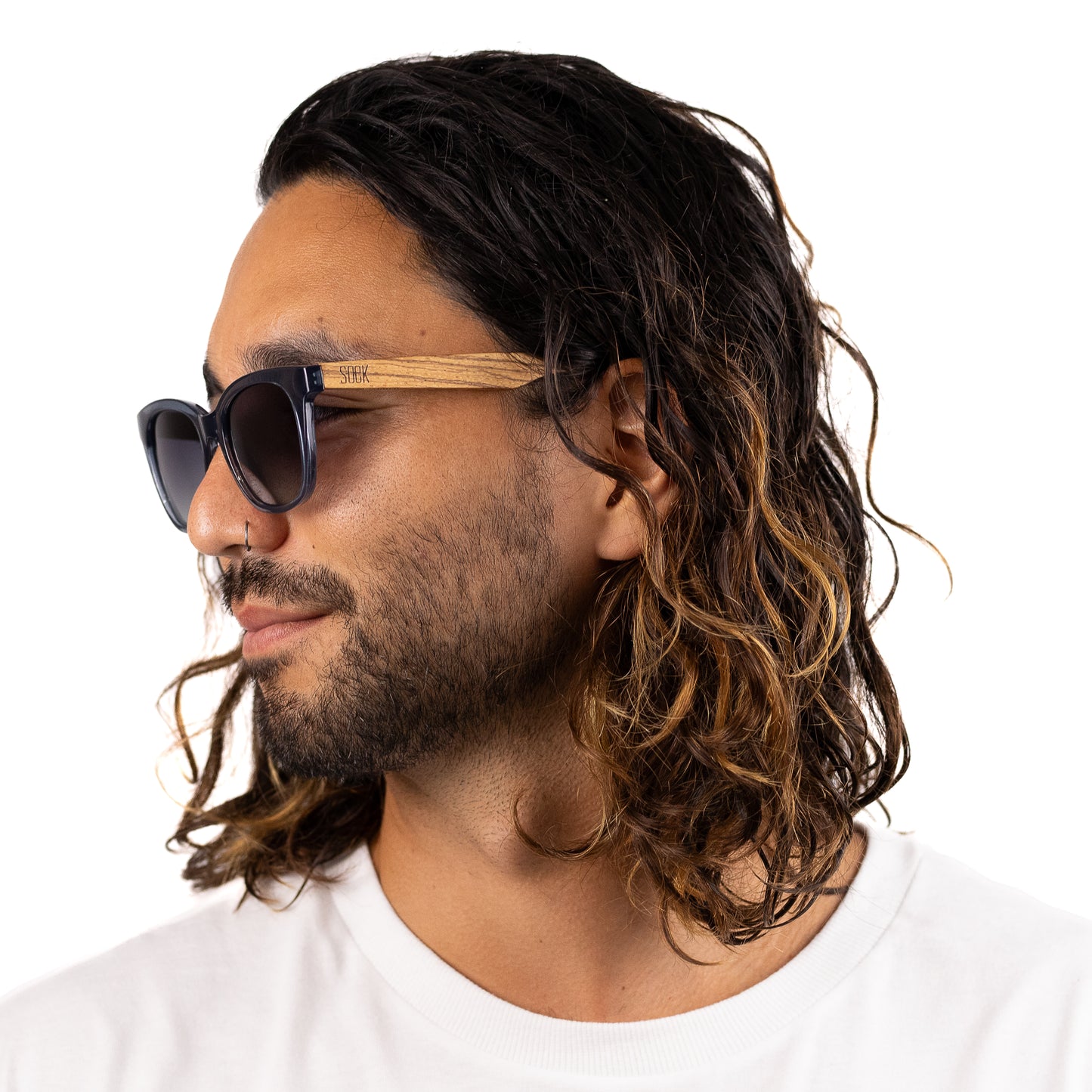 Lila Grace Midnight Blue Sunglasses