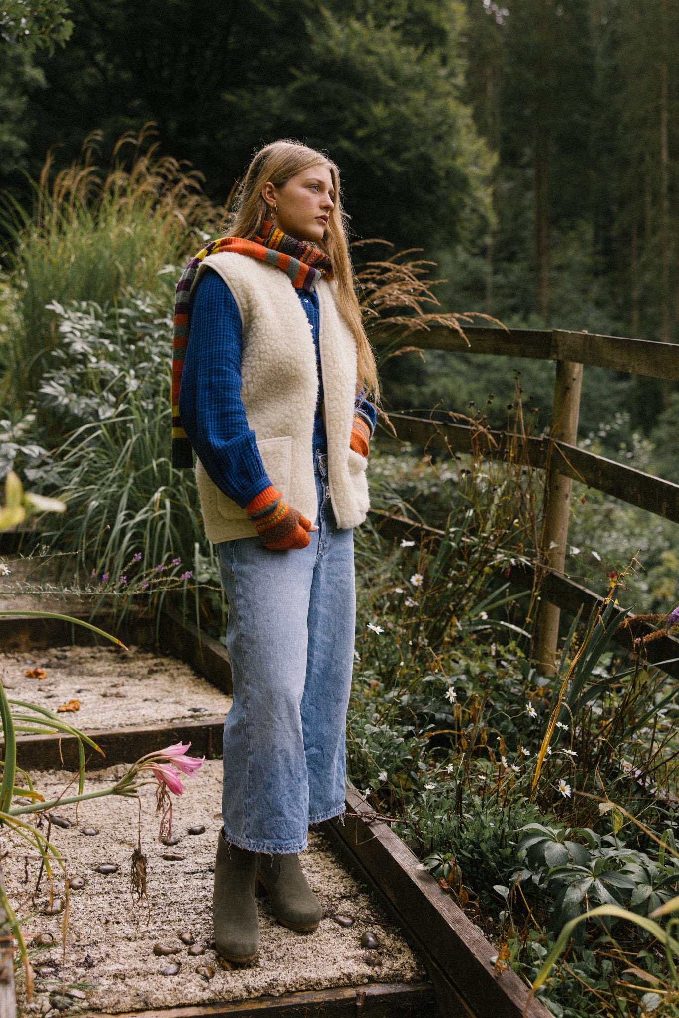 Wool Gilet - Natural