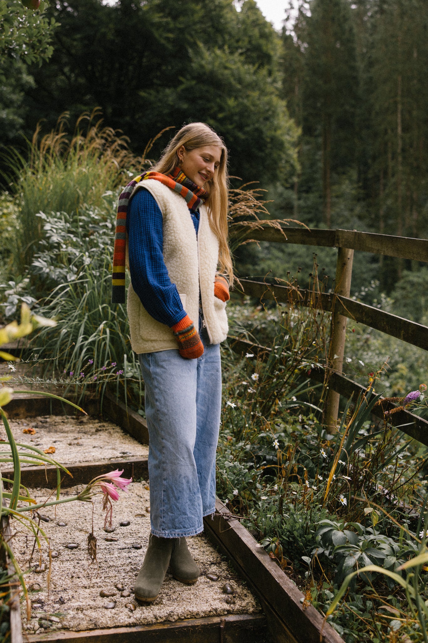 Wool Gilet - Natural