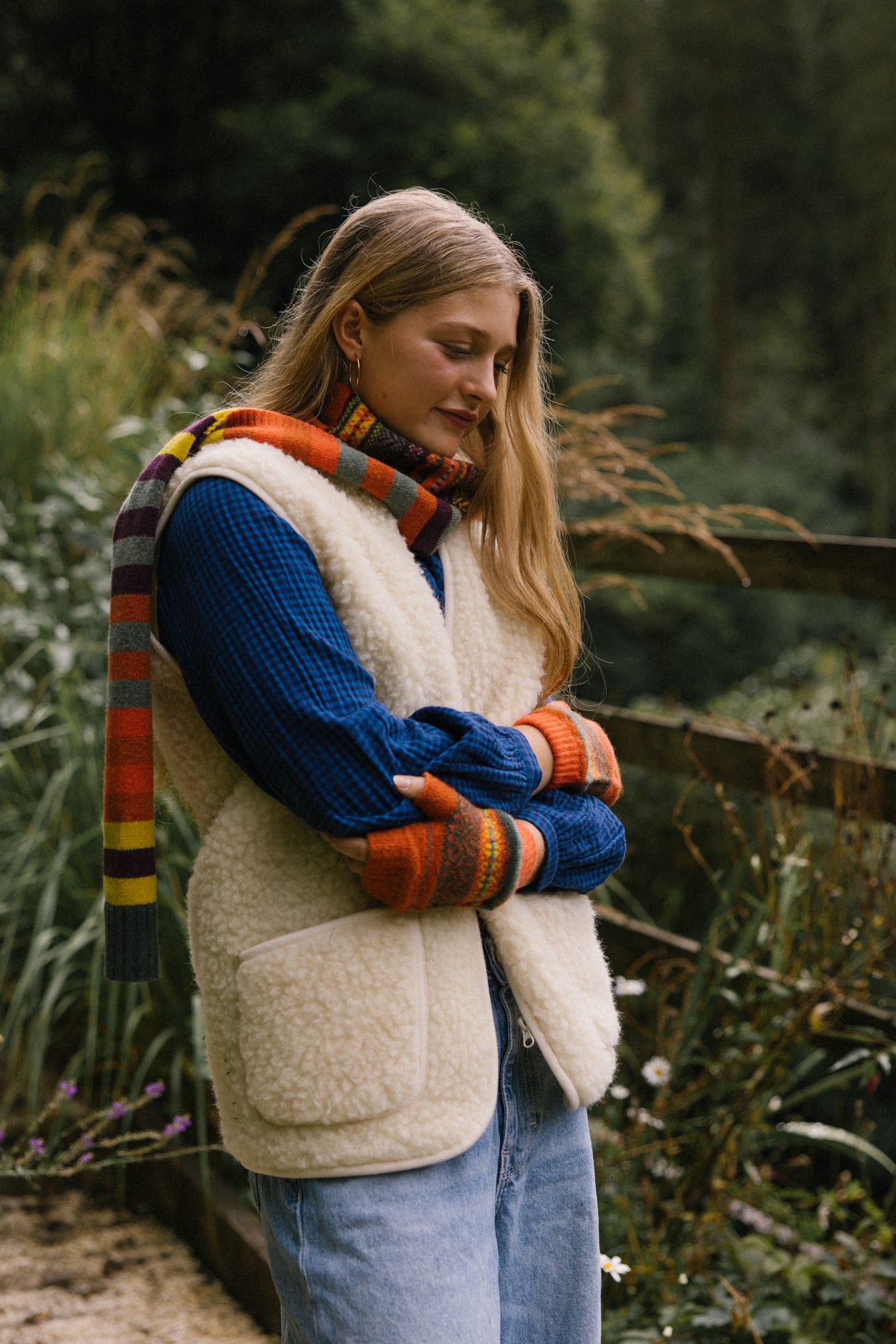 Wool Gilet - Natural