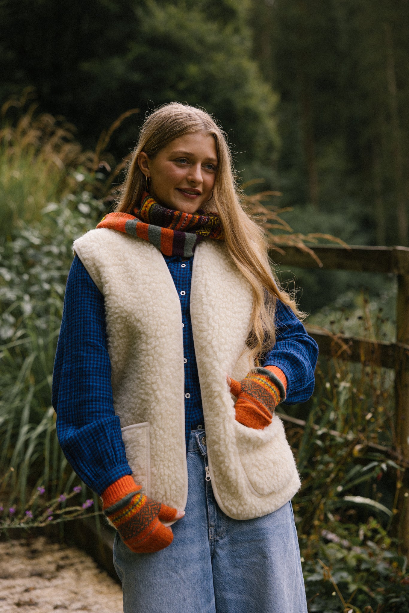 Wool Gilet - Natural