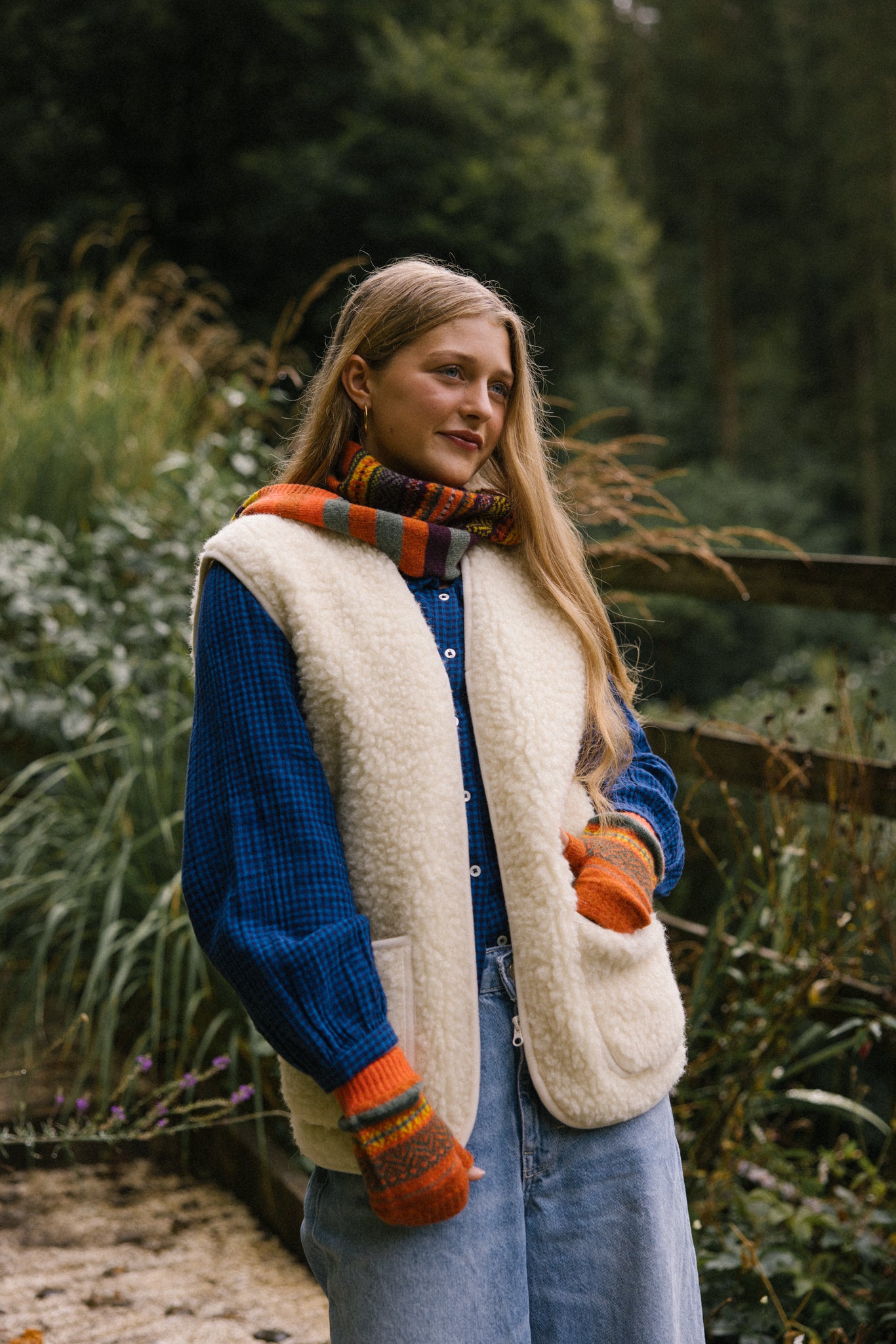 Wool Gilet - Natural