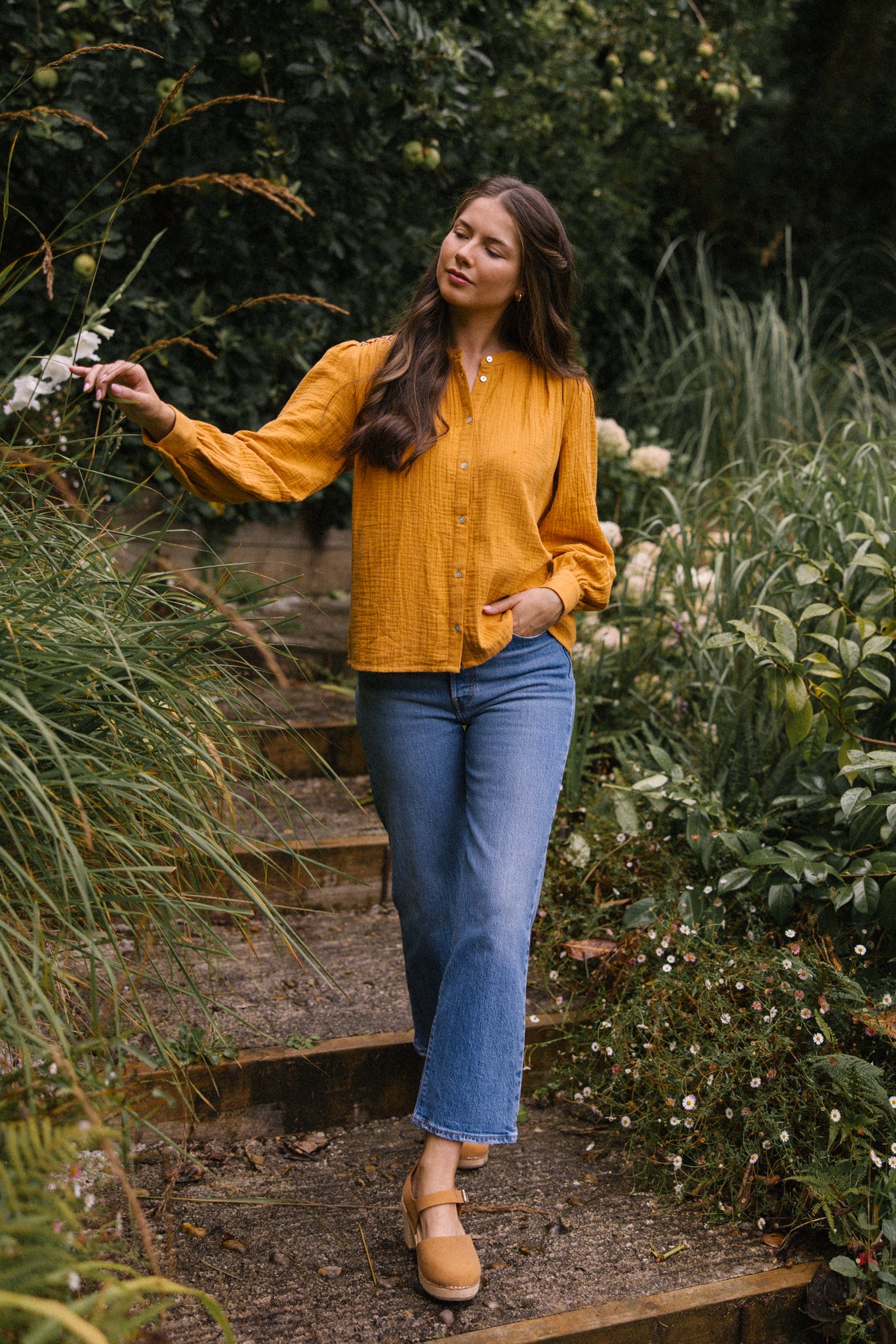 Hazel Blouse - Turmeric