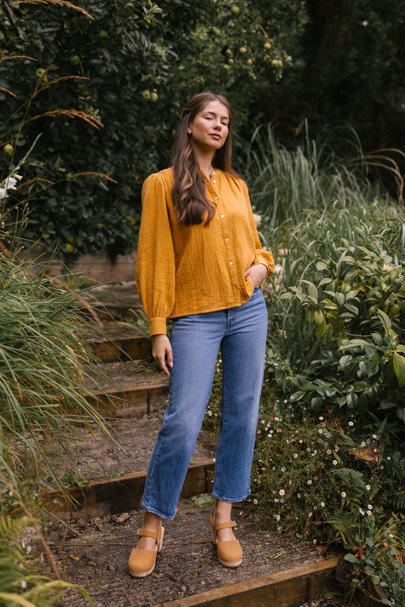 Hazel Blouse - Turmeric