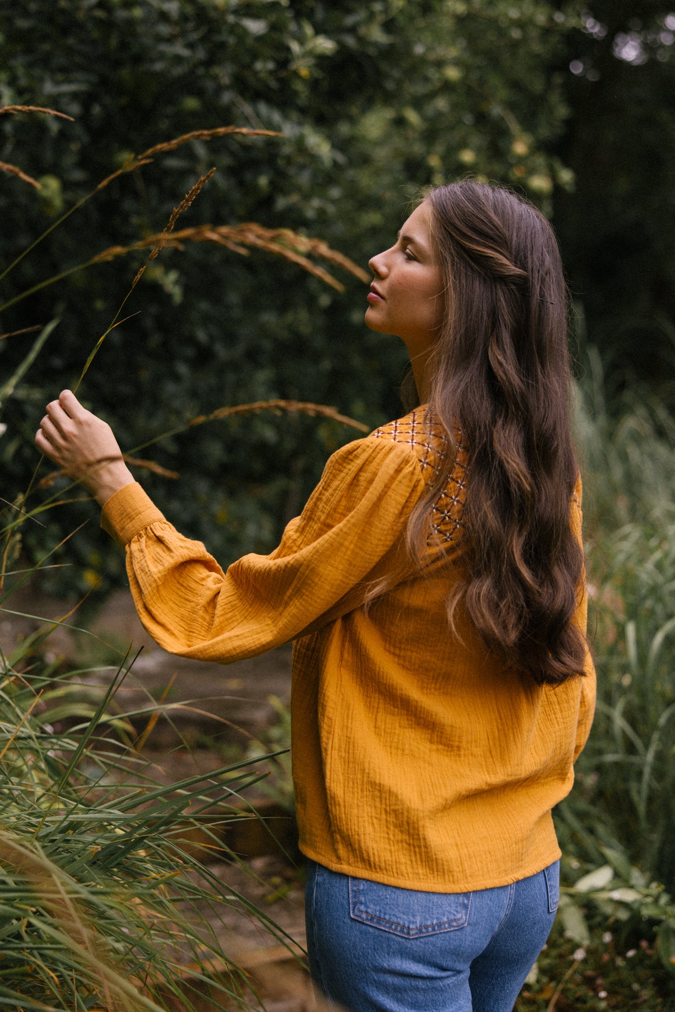 Hazel Blouse - Turmeric