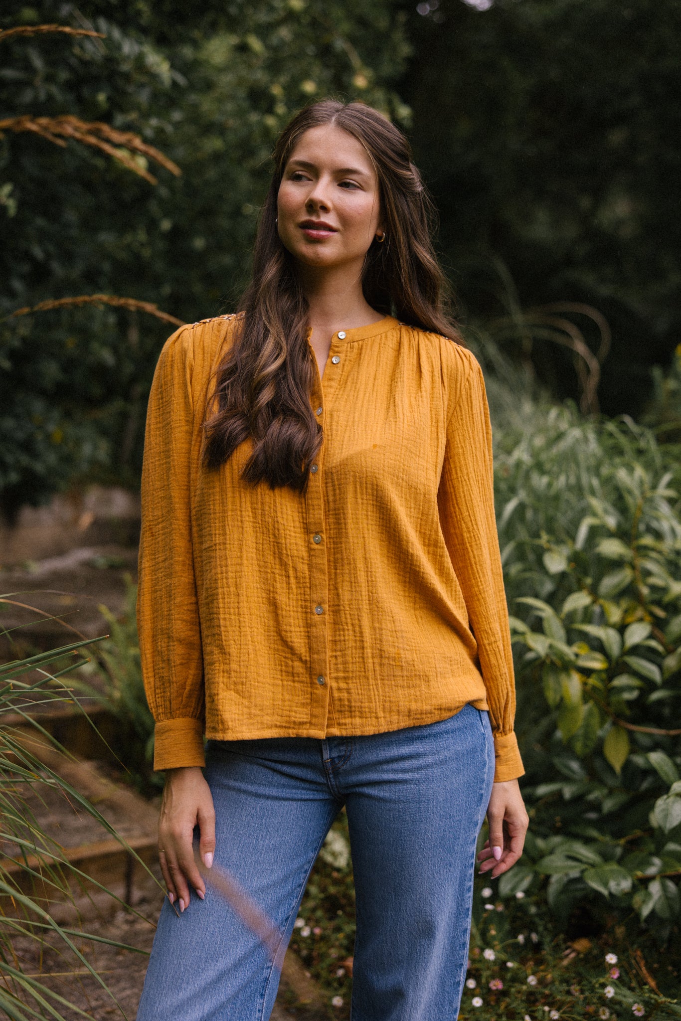 Hazel Blouse - Turmeric