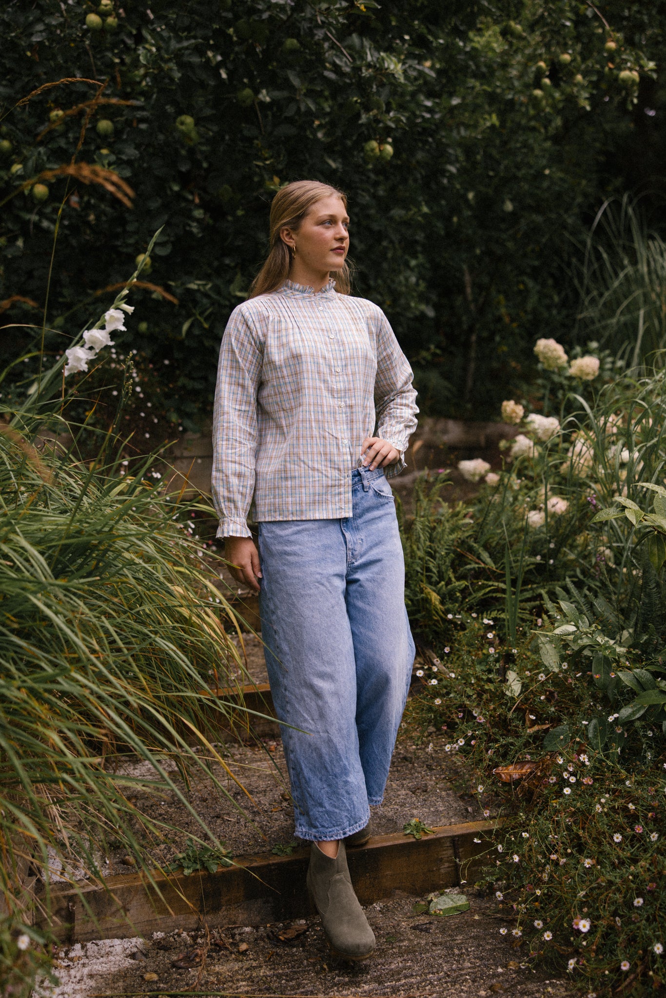 Monty Shirt - Sand Multi Check