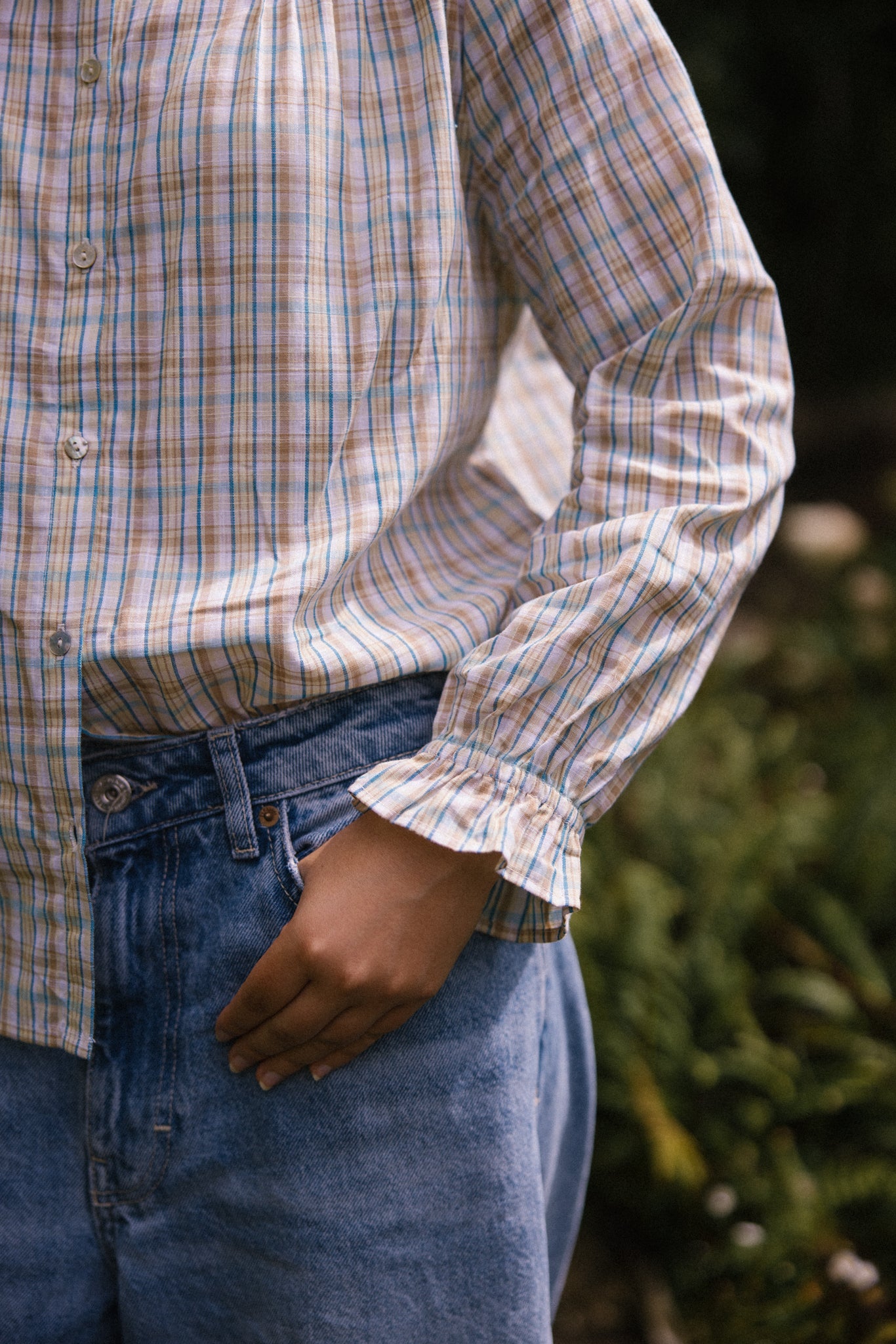 Monty Shirt - Sand Multi Check