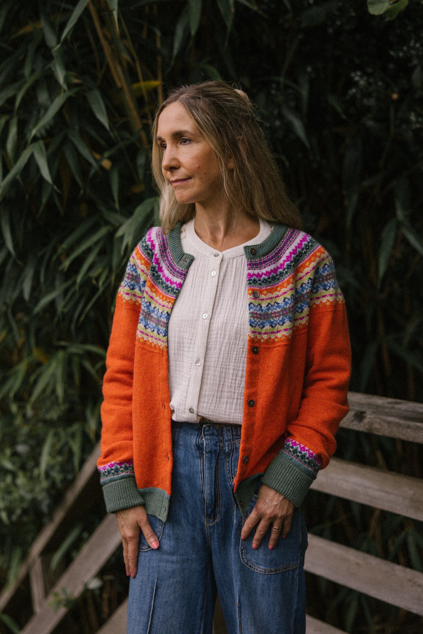 Alpine Short Cardigan in Bellarose
