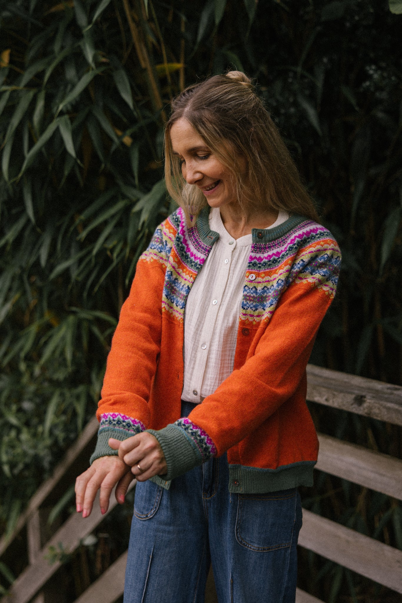 Alpine Short Cardigan in Bellarose
