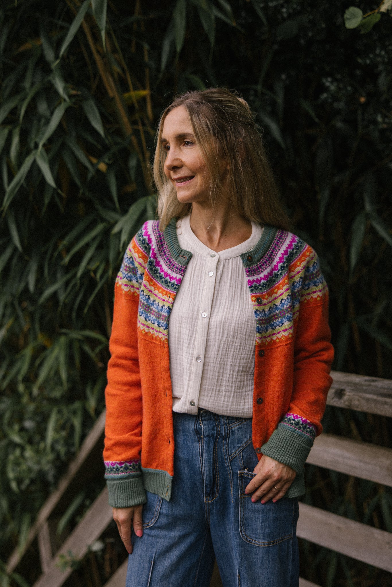 Alpine Short Cardigan in Bellarose